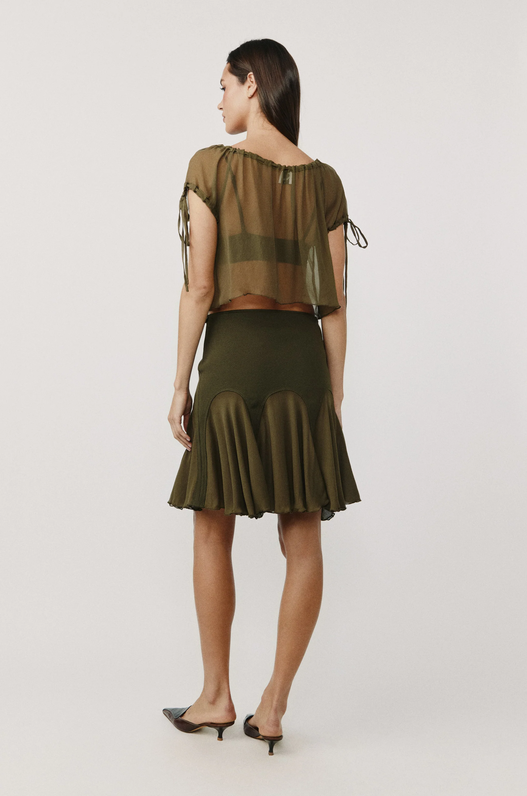 Adele Skirt | Olive - Image 8