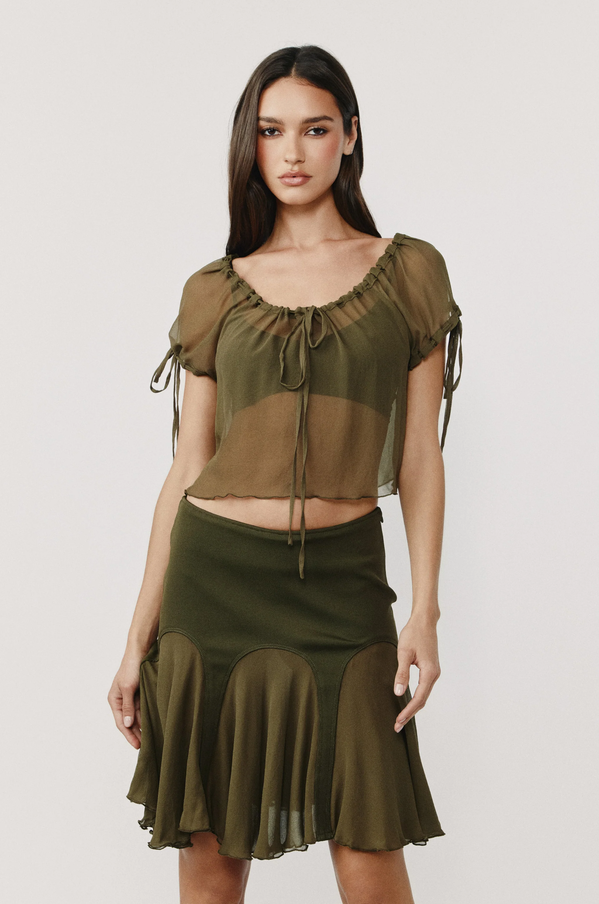Adele Top | Olive - Image 3