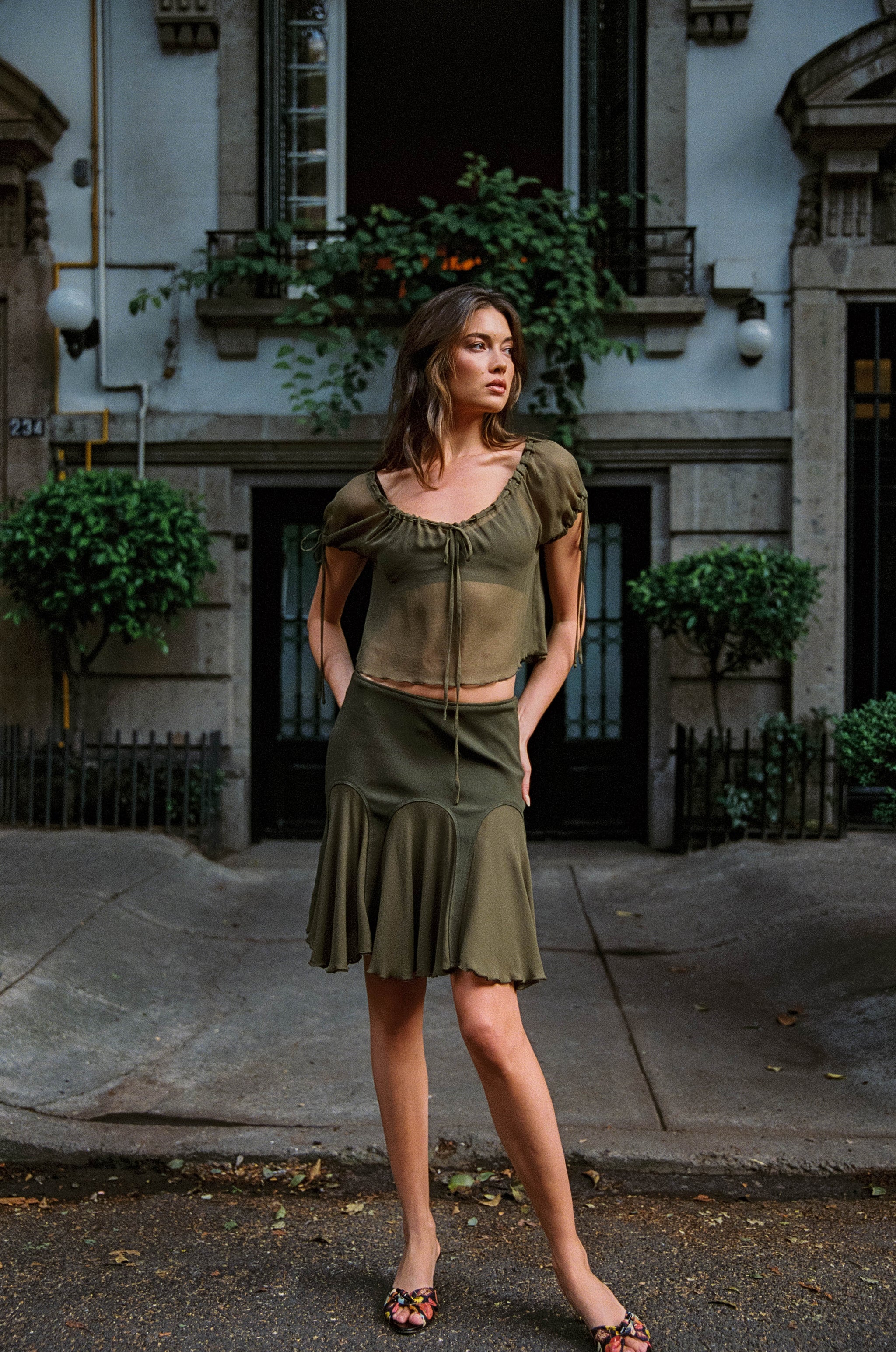 Adele Top | Olive - Image 5