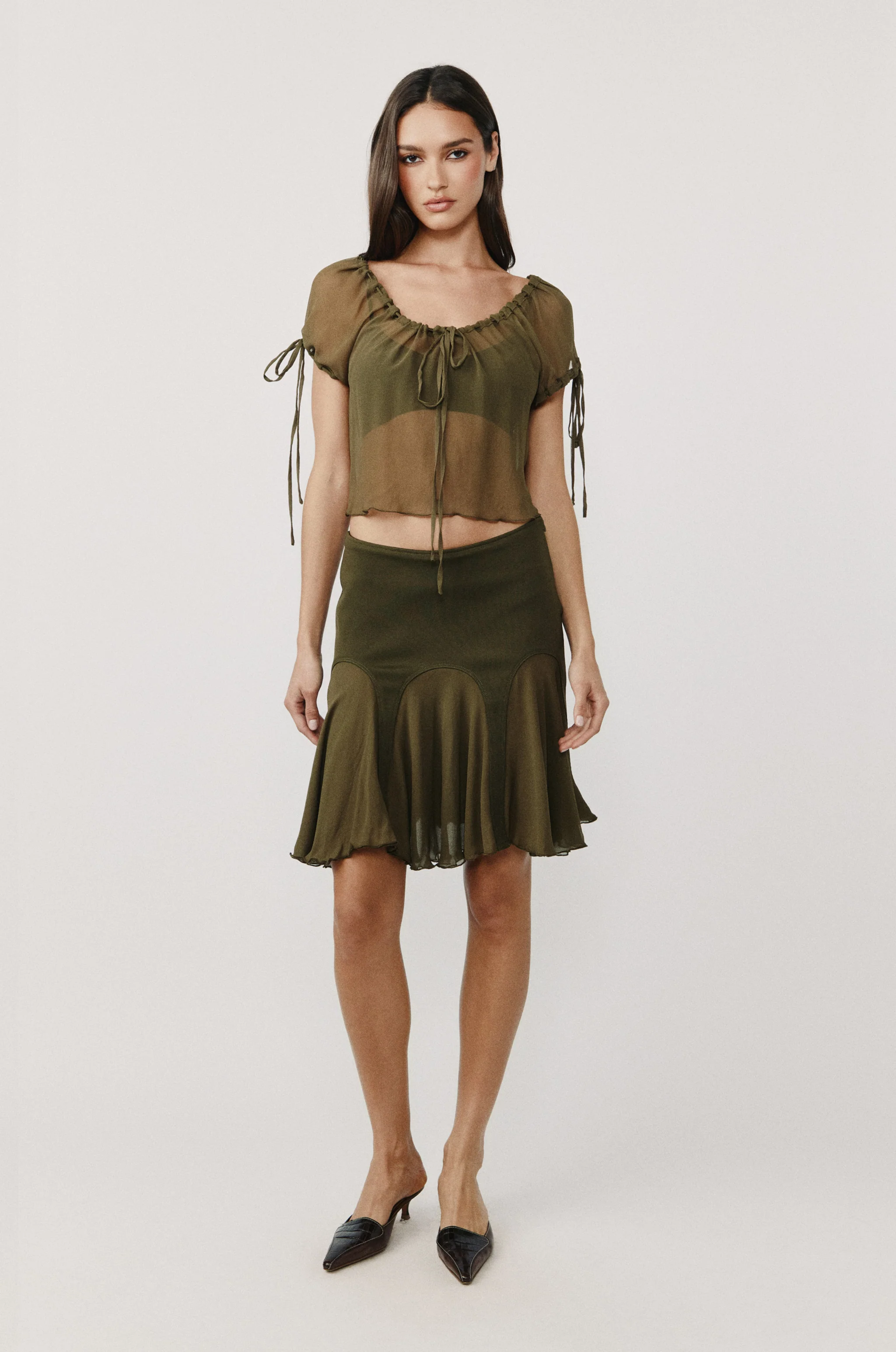 Adele Top | Olive - Image 7