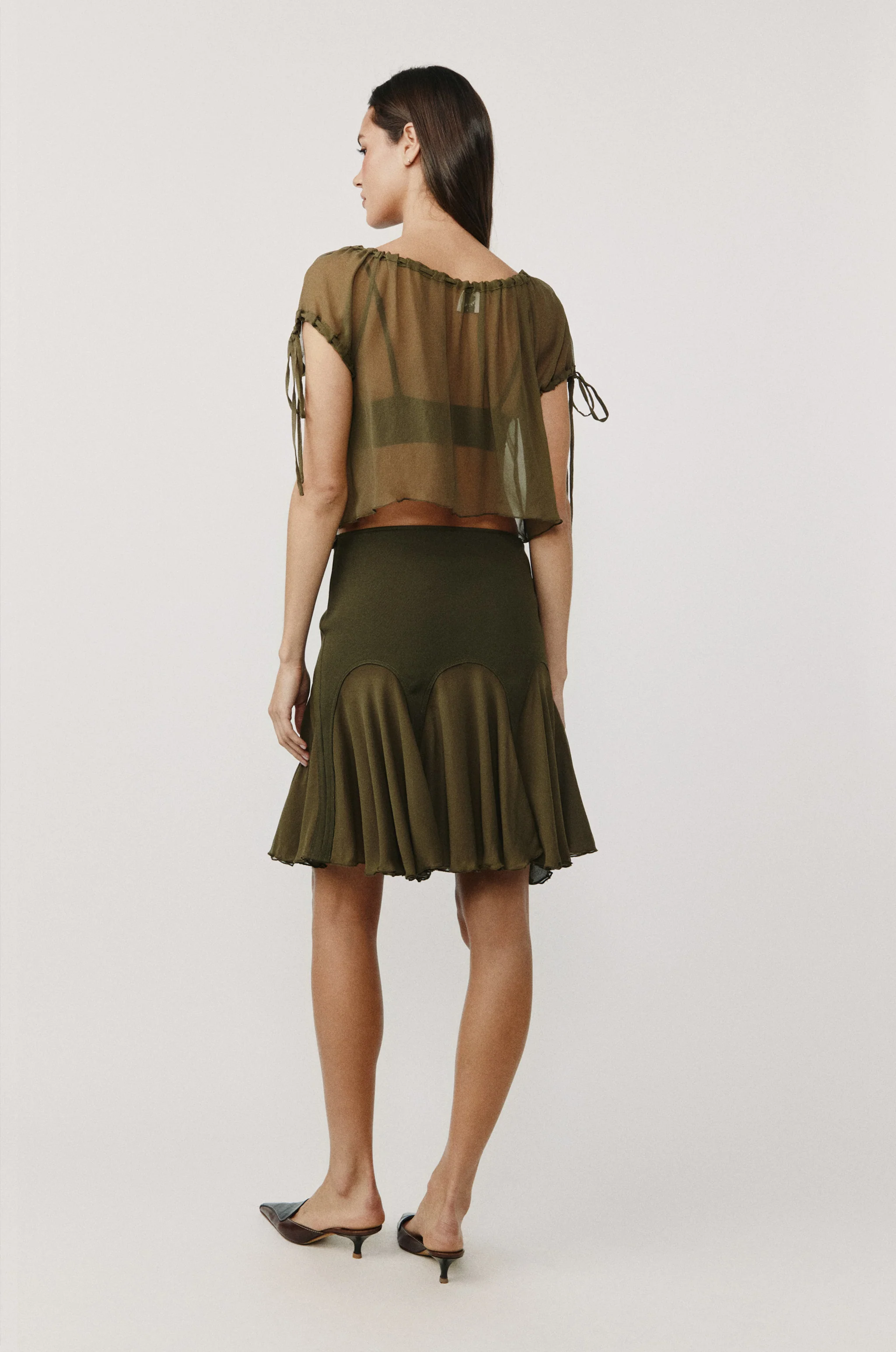 Adele Top | Olive - Image 8