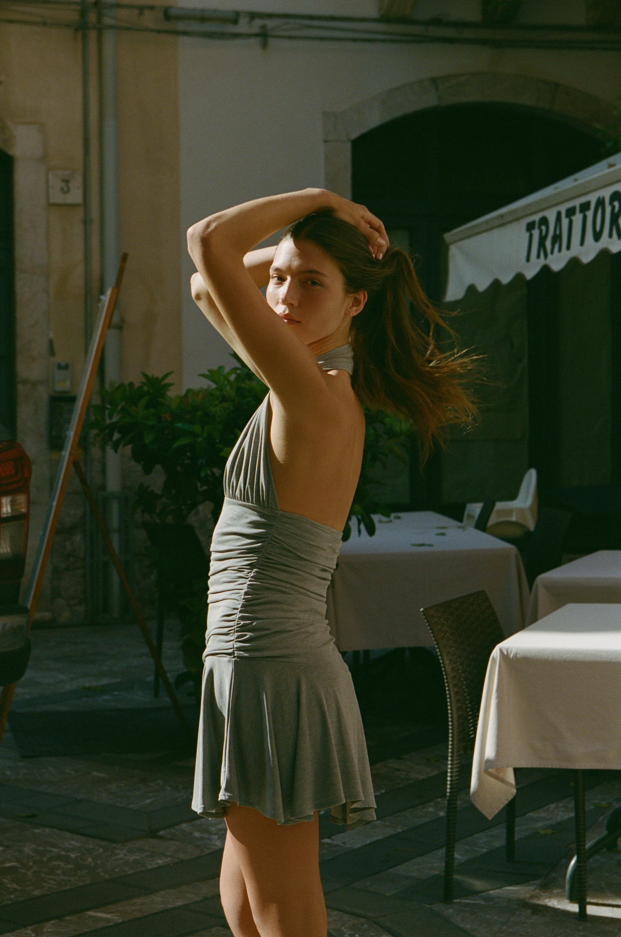 Astoria Dress | Grey - Image 6