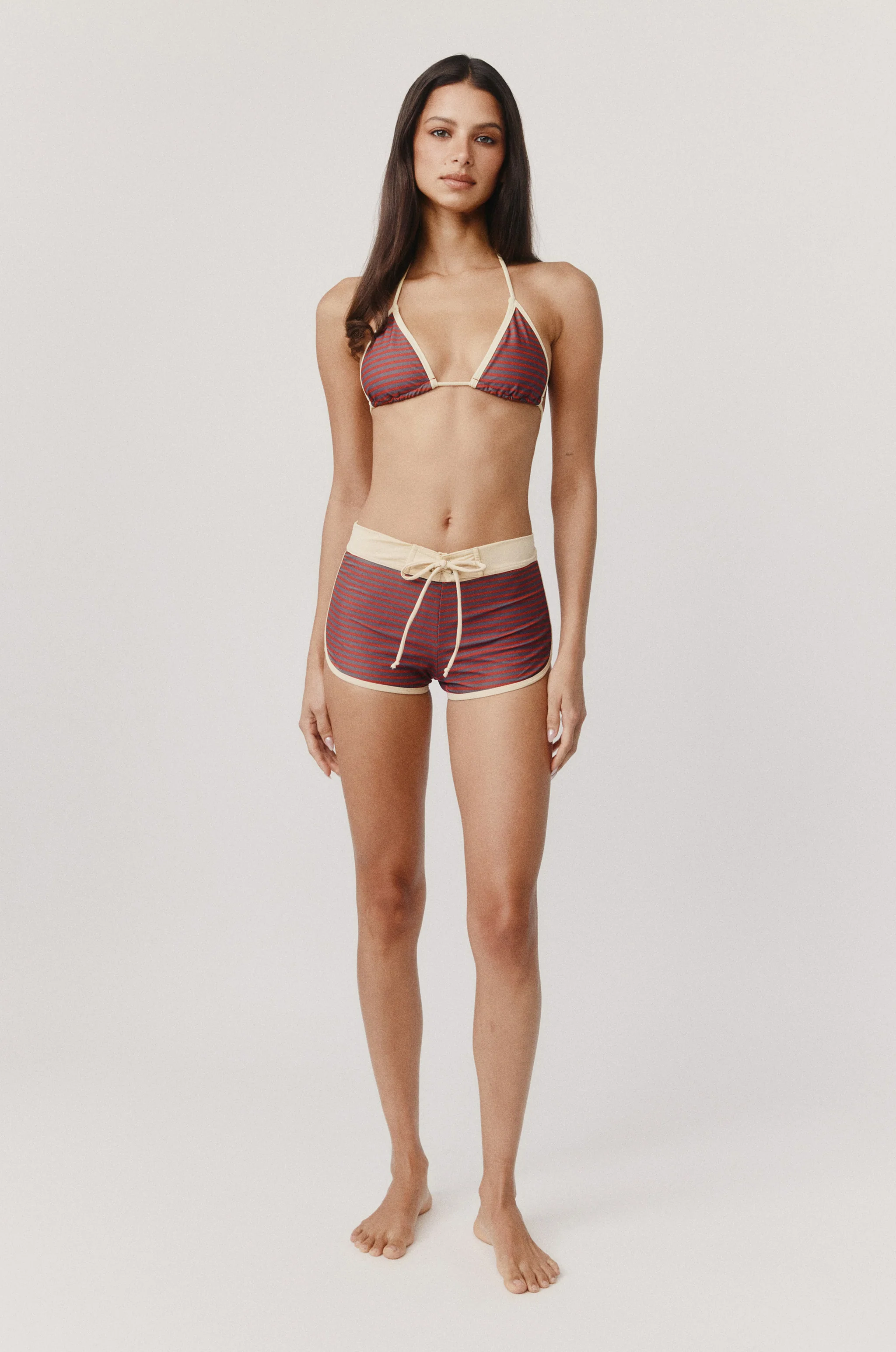 Bailey Swim Shorts | Red Stripe - Image 5