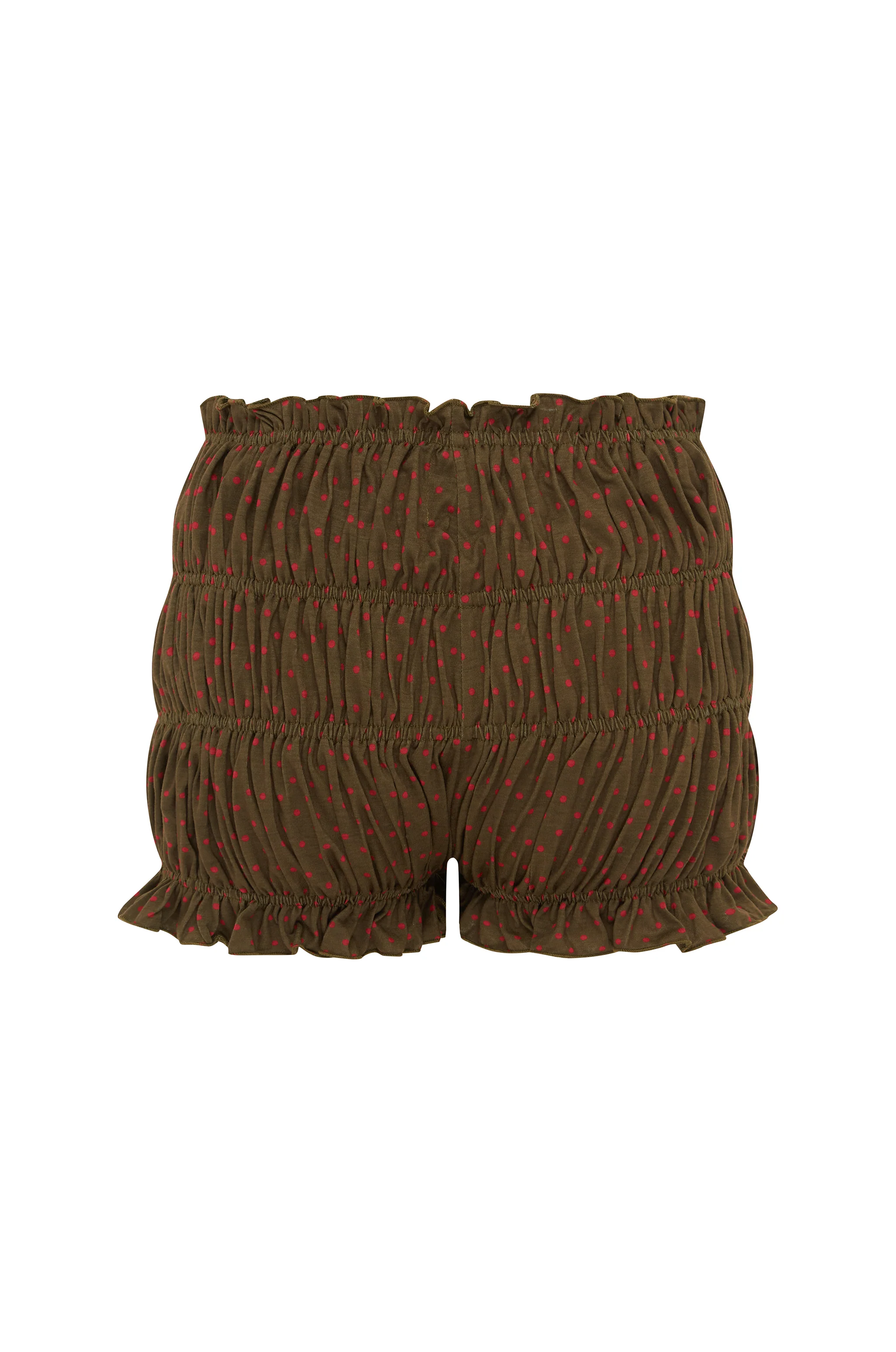 Bea Shorts | Brown Polka Dot - Image 8