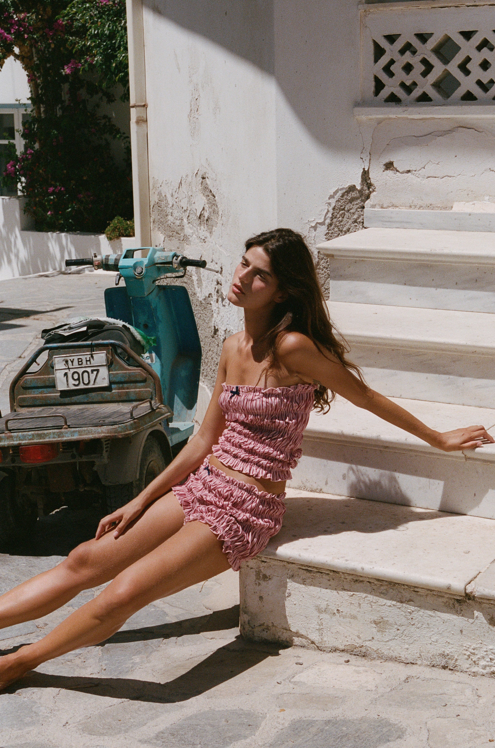 Bea Shorts | Pink Stripe - Image 6