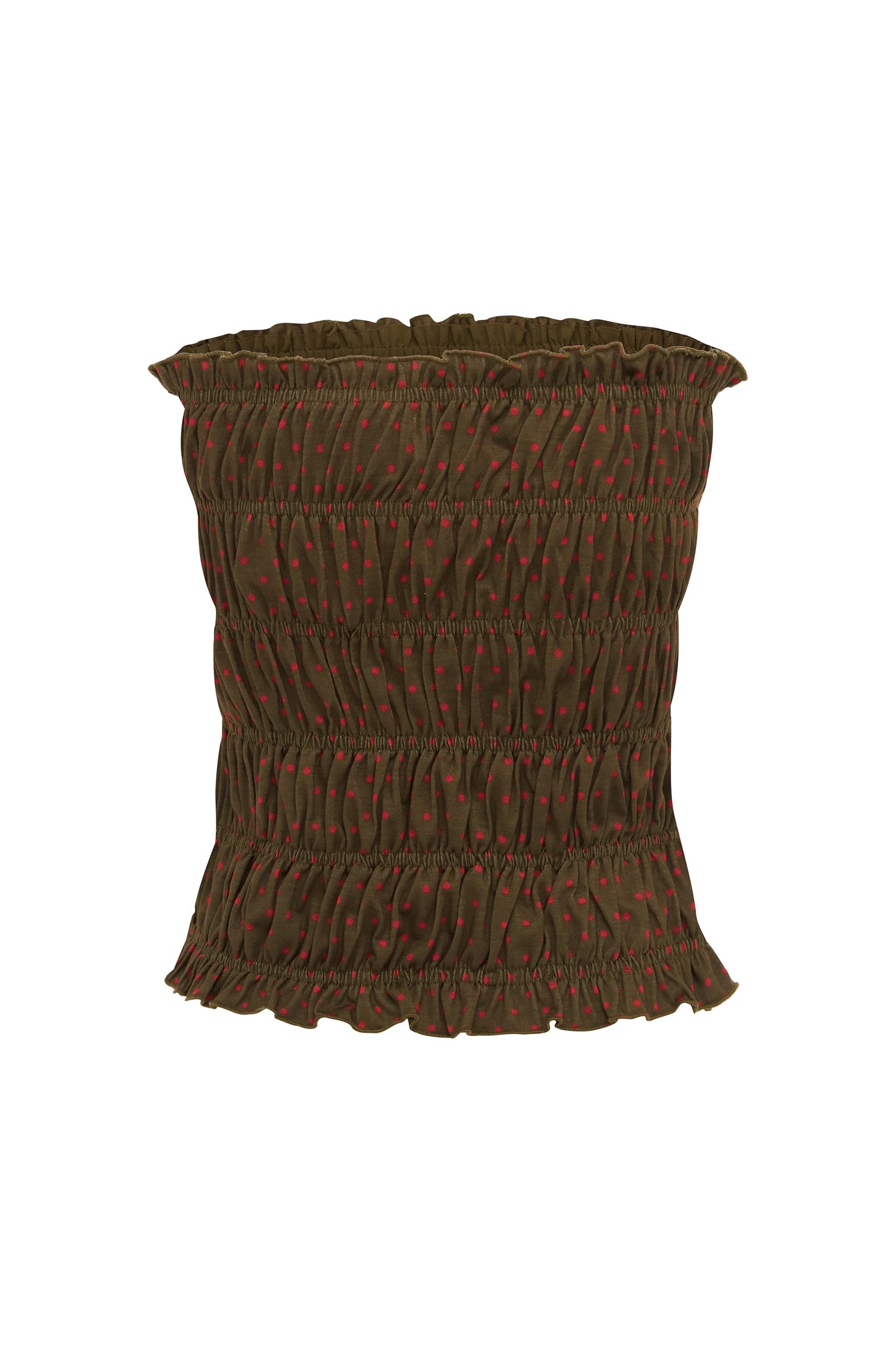 Bea Top | Brown Polka Dot - Image 8