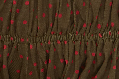 Bea Top | Brown Polka Dot - Image 9