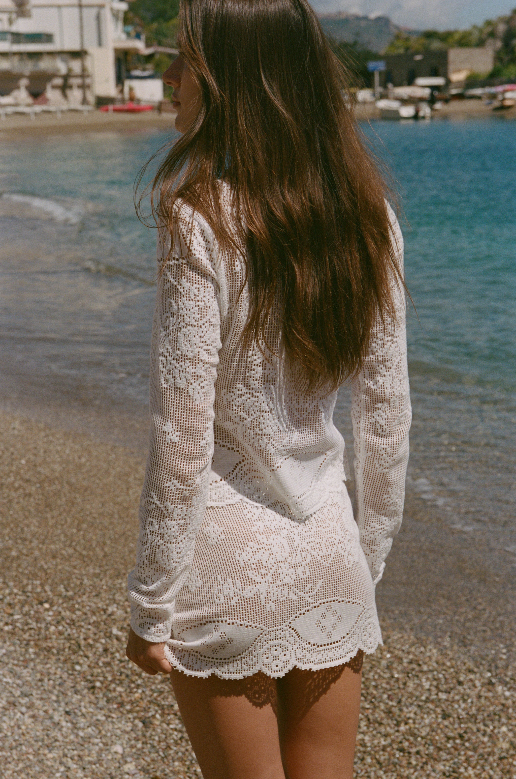 Belinda Skirt | White Lace - Image 6