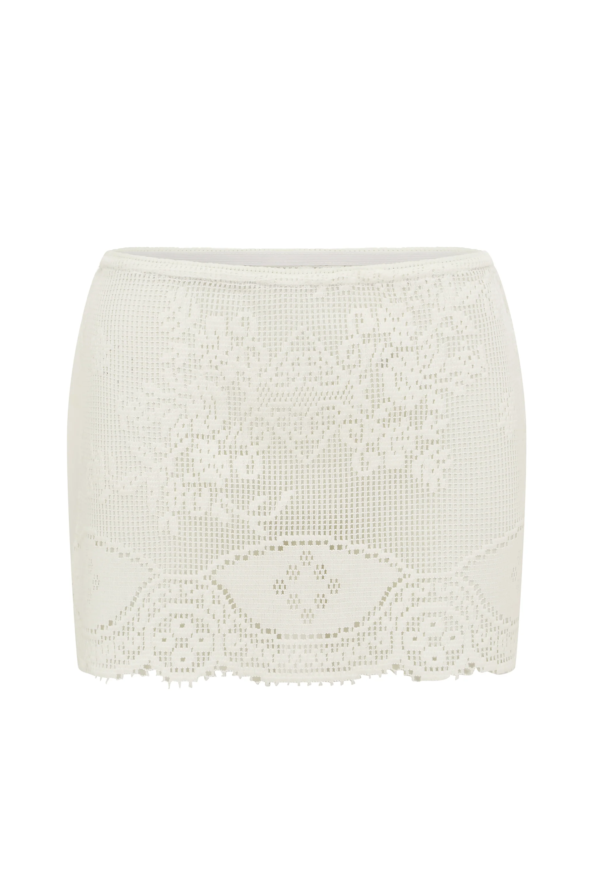 Belinda Skirt | White Lace - Image 9