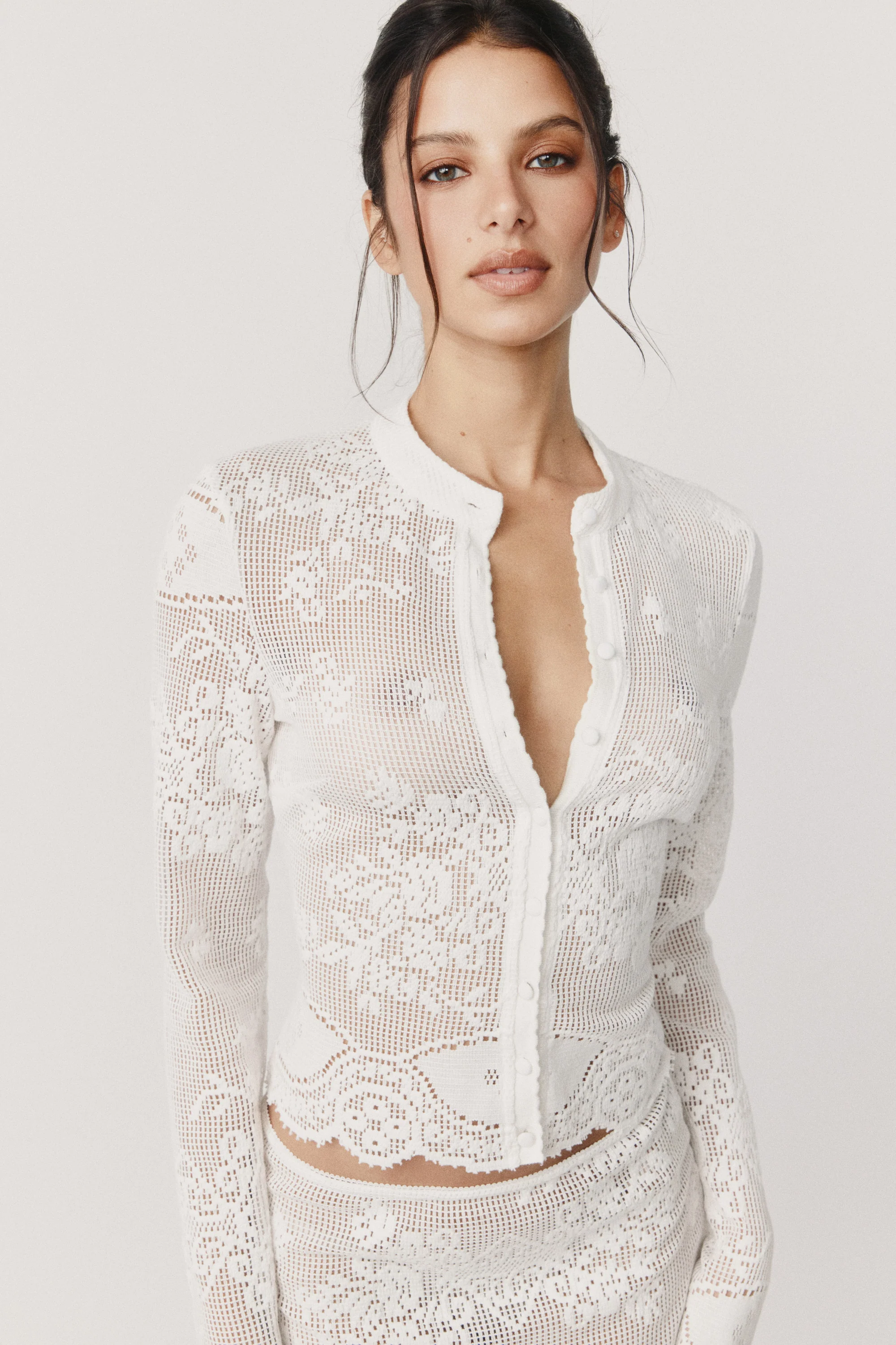 Belinda Top | White Lace - Image 4