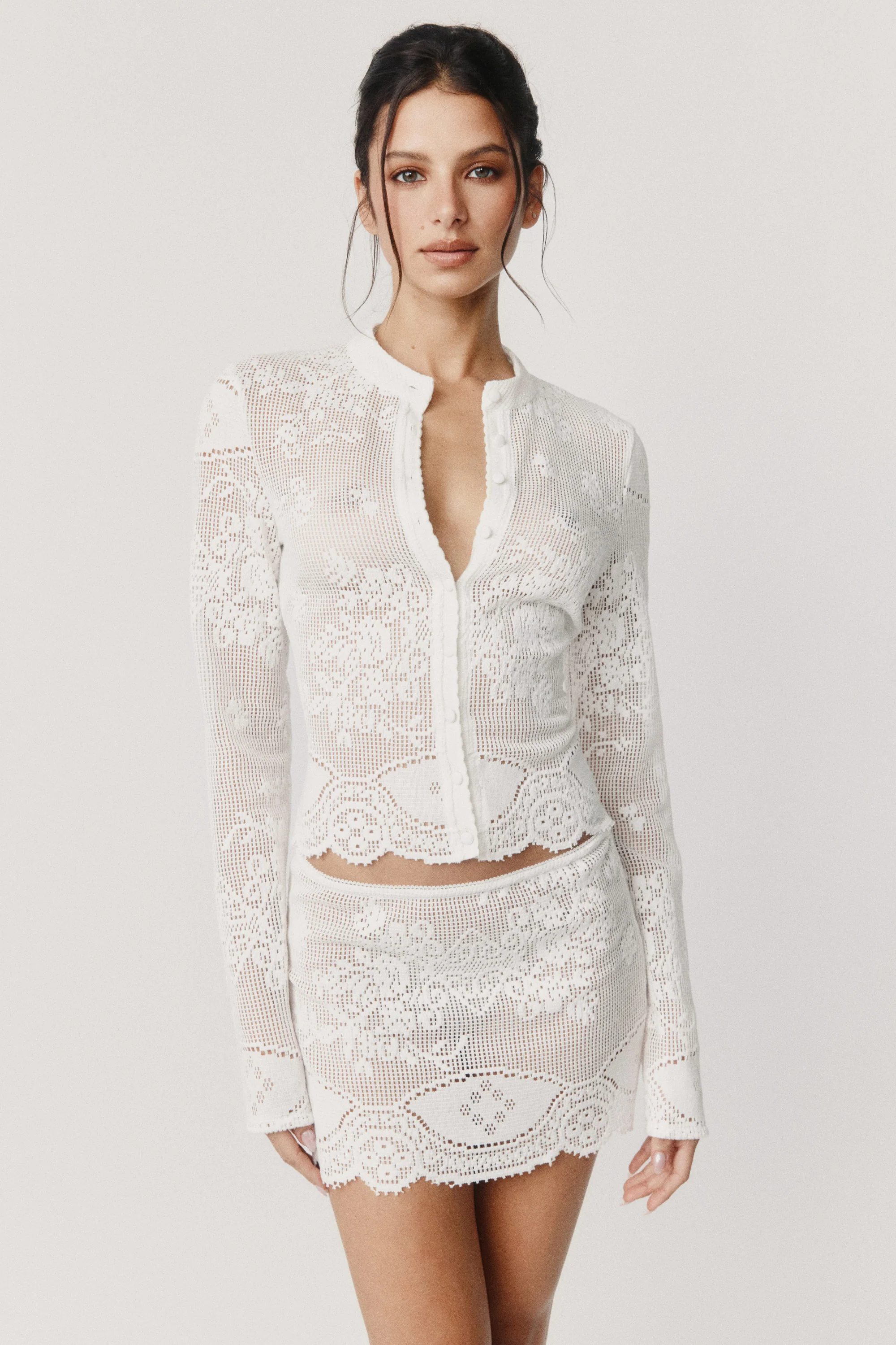 Belinda Top | White Lace - Image 7
