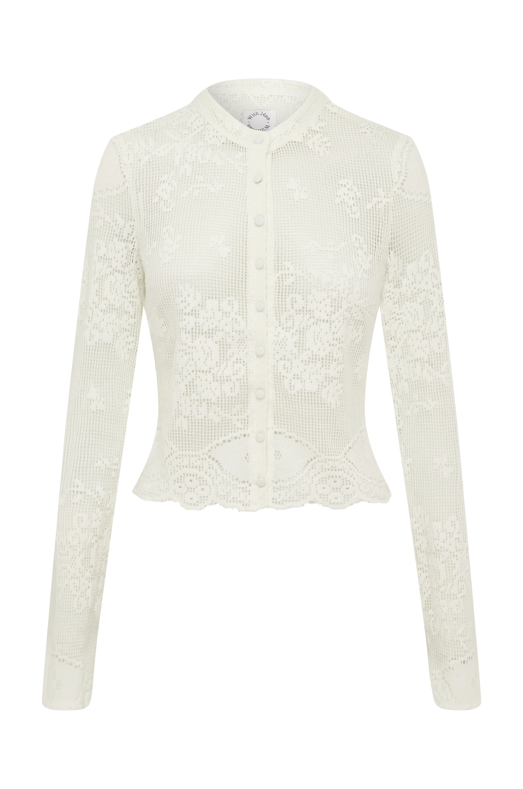 Belinda Top | White Lace - Image 9