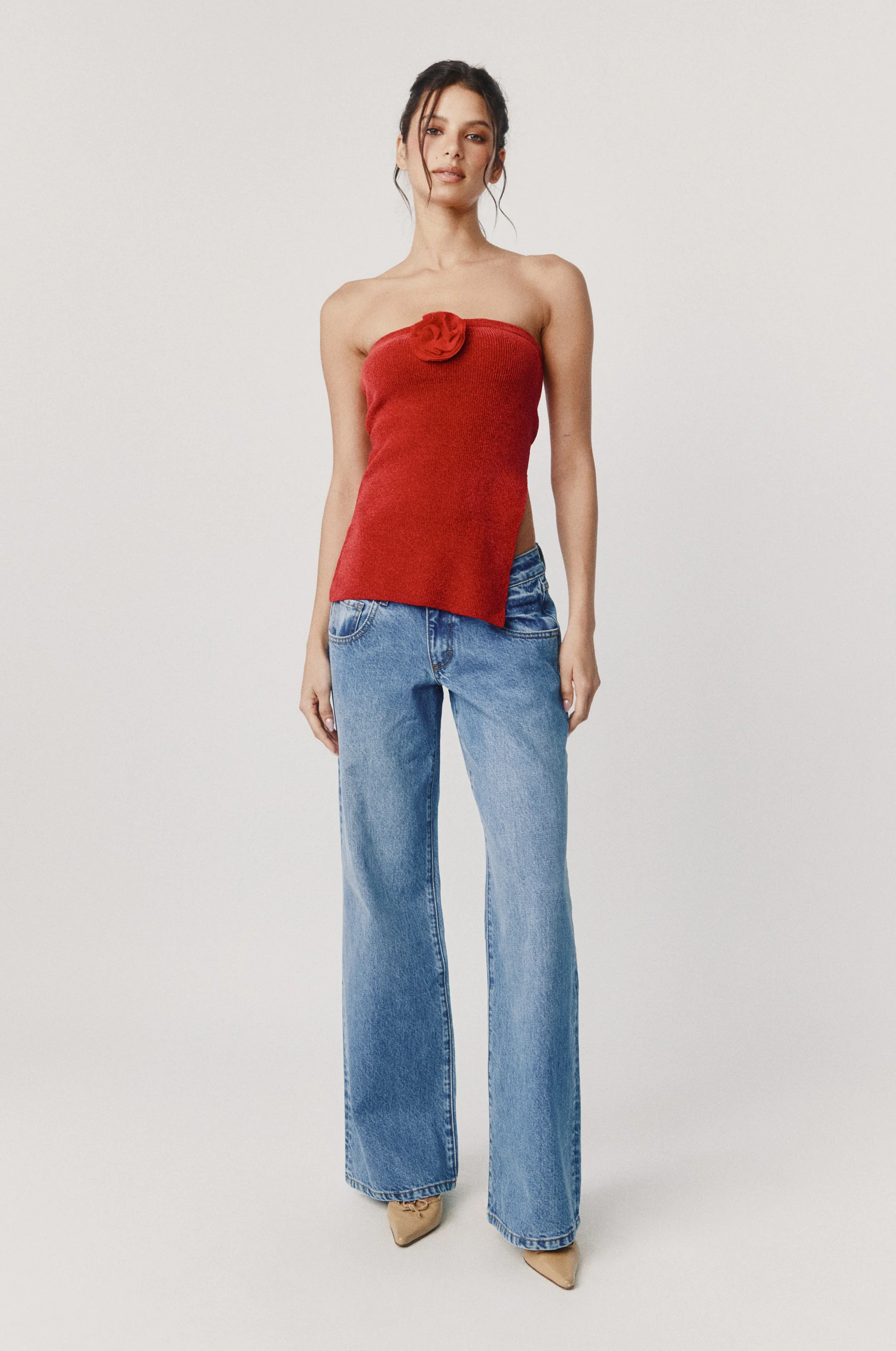 Belle Top | Red - Image 3