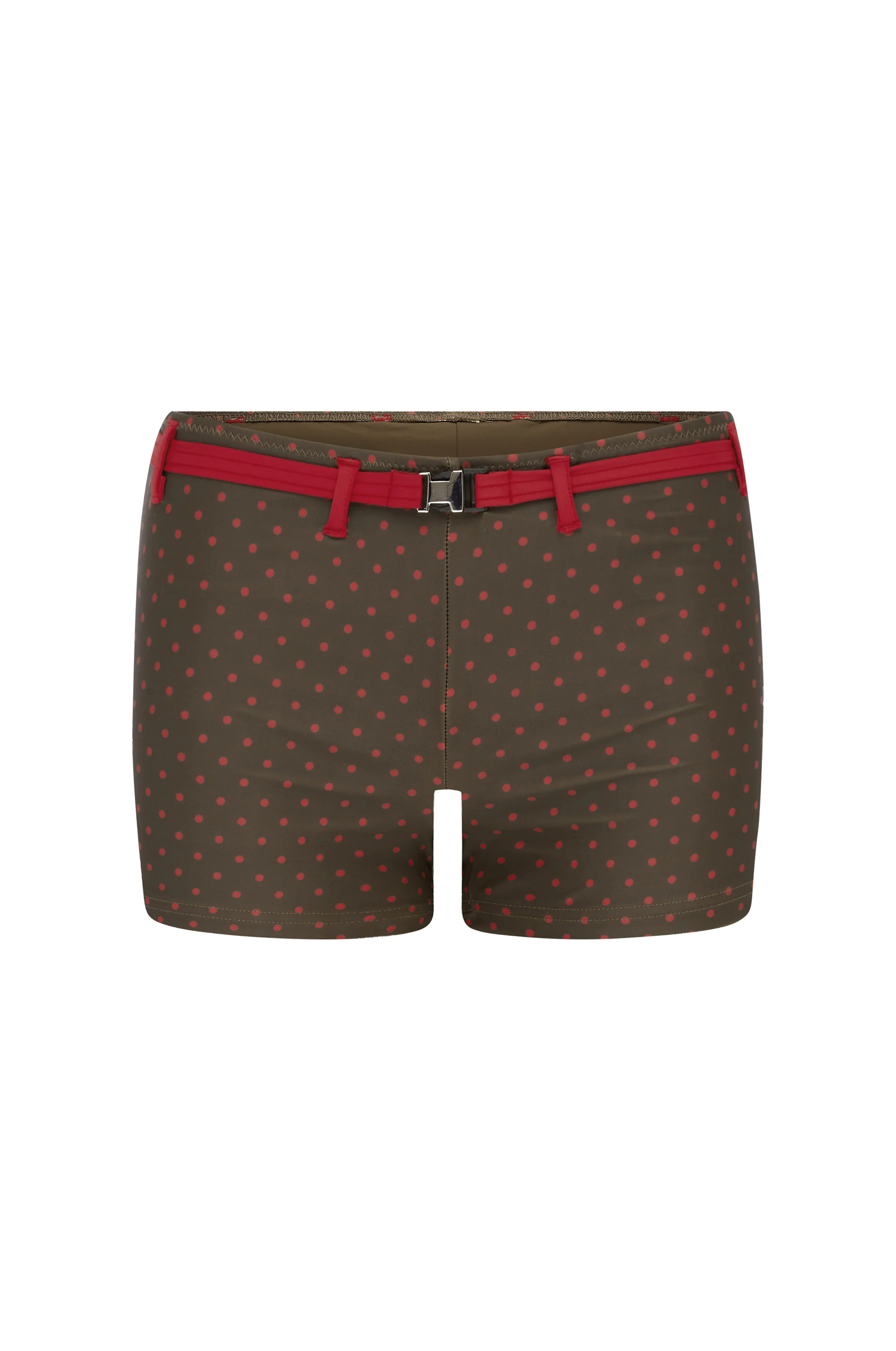 Blake Swim Shorts | Brown / Red Polka Dot - Image 5