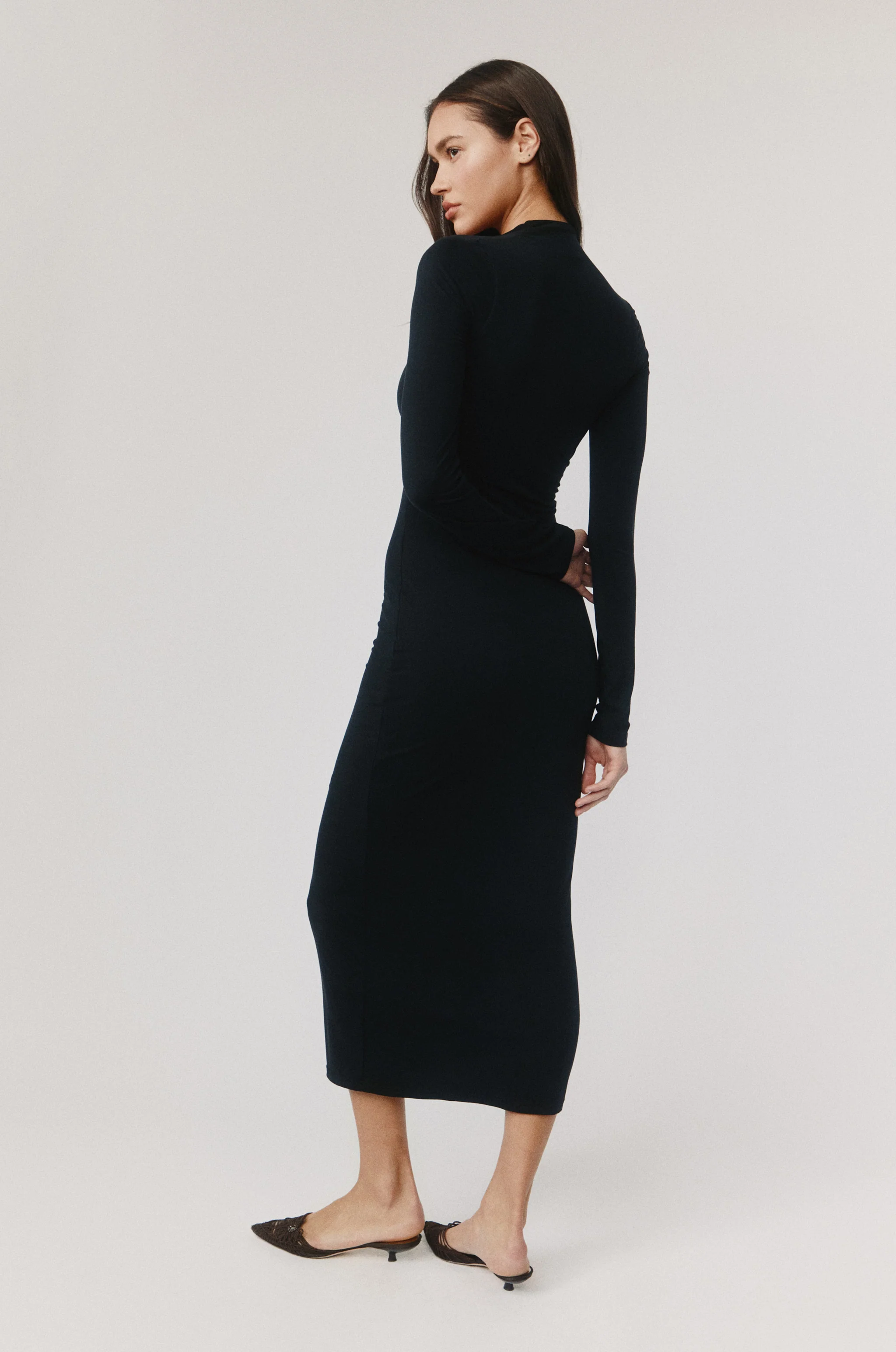 Celia Dress | Black - Image 6