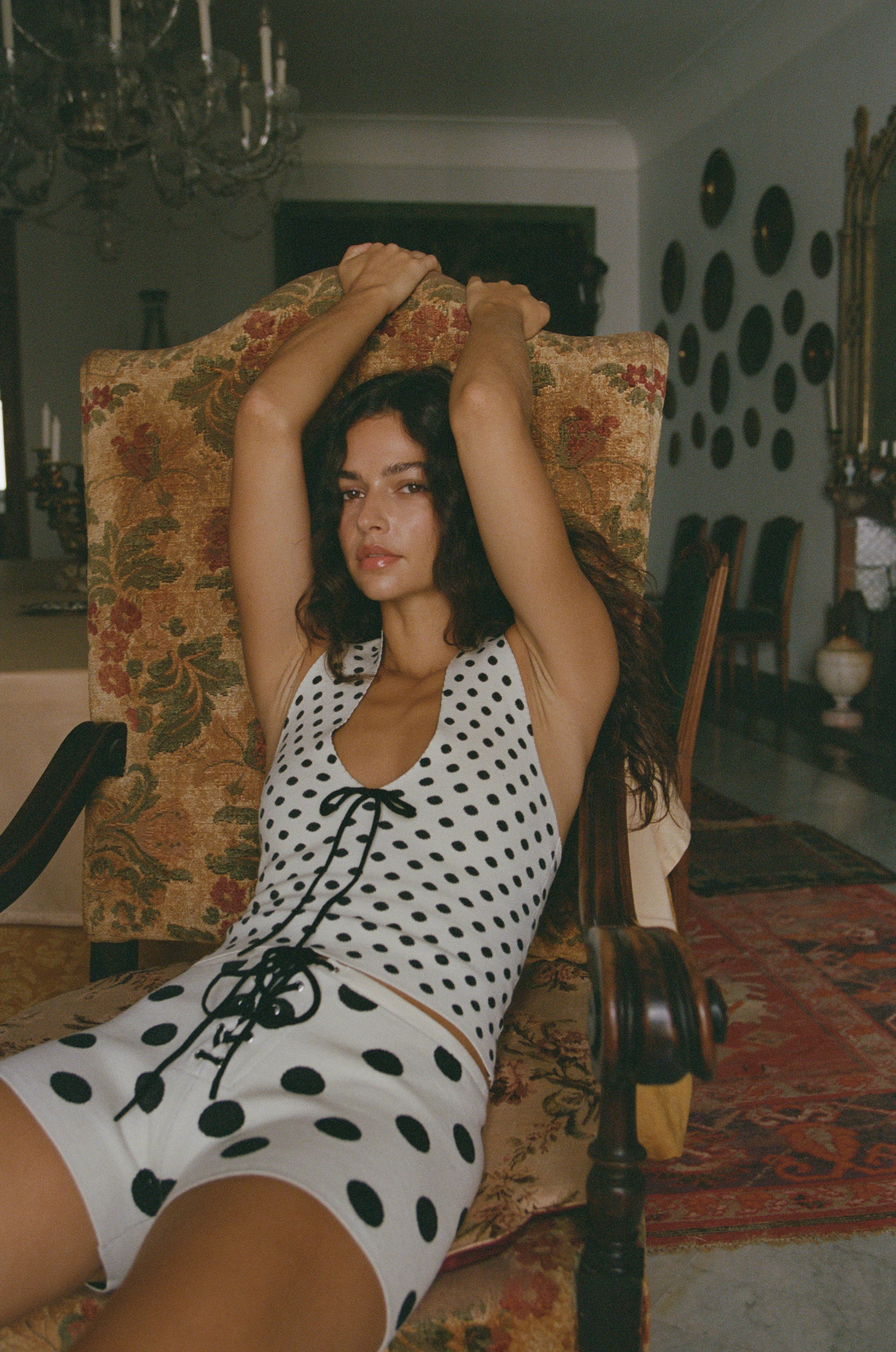 Dottie Top | Black / White Dot - Image 2