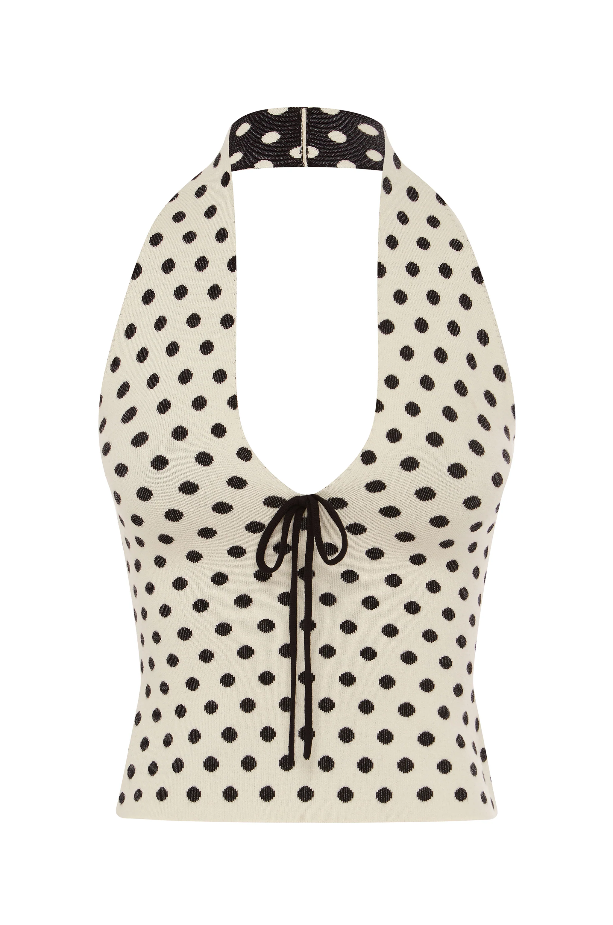Dottie Top | Black / White Dot - Image 9