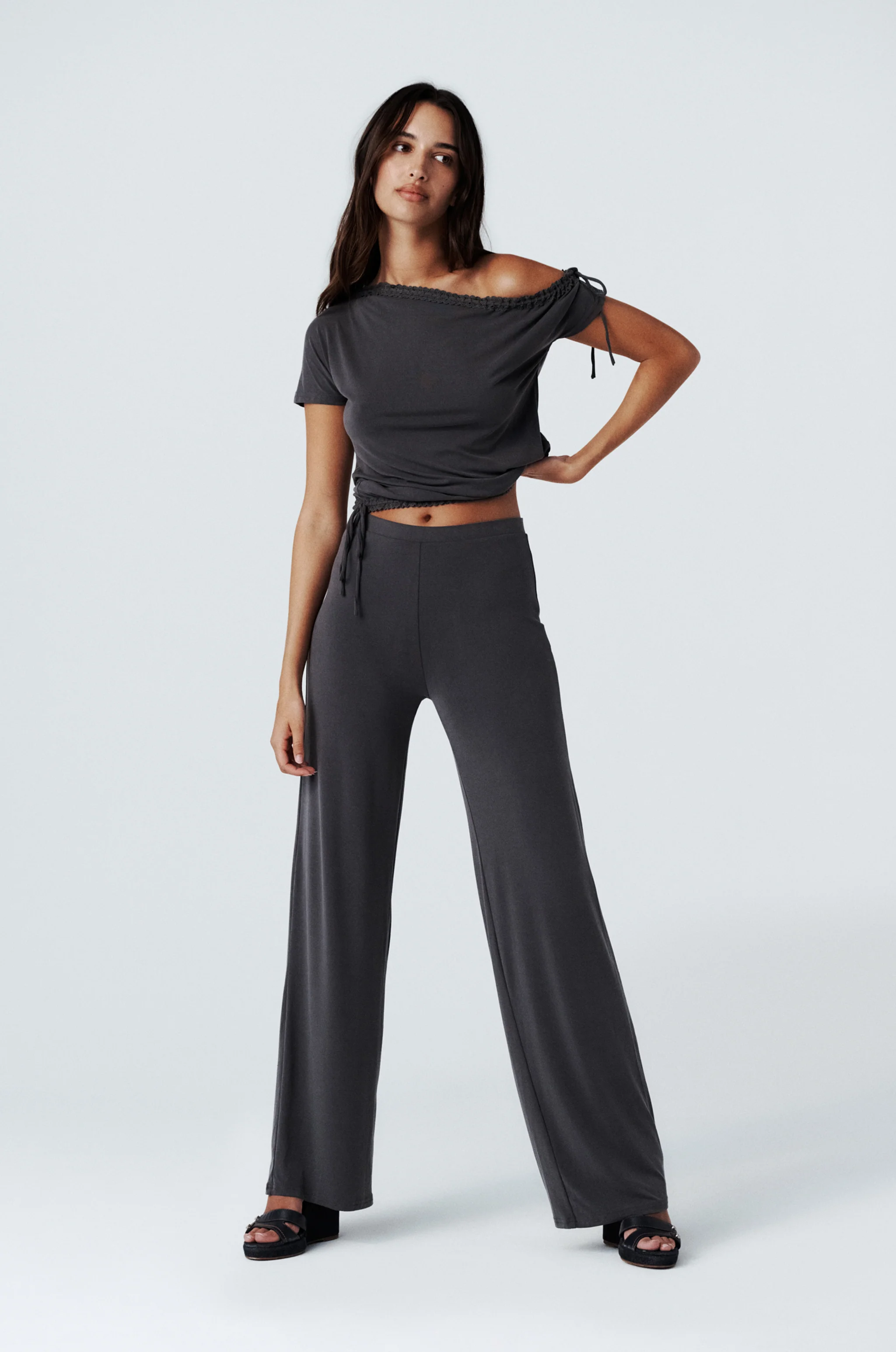Elisia Top | Charcoal - Image 3