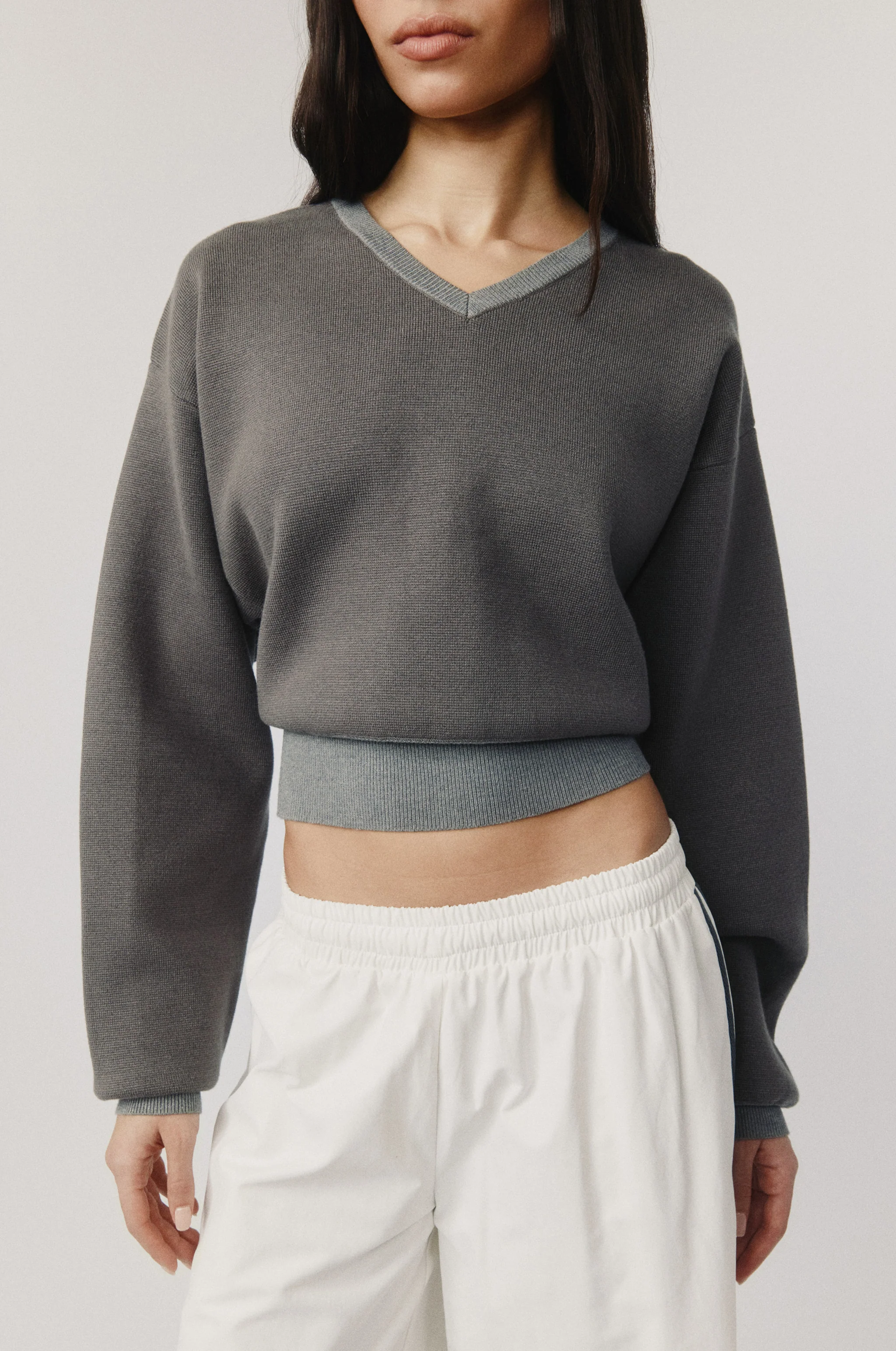 Evie Sweater | Grey - Image 3