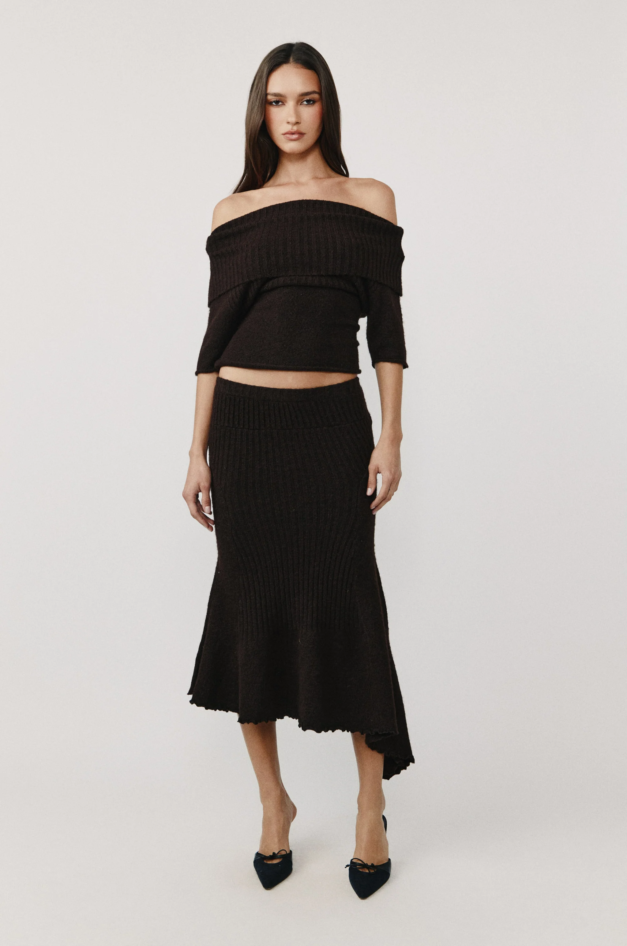 Fia Skirt | Chocolate - Image 3