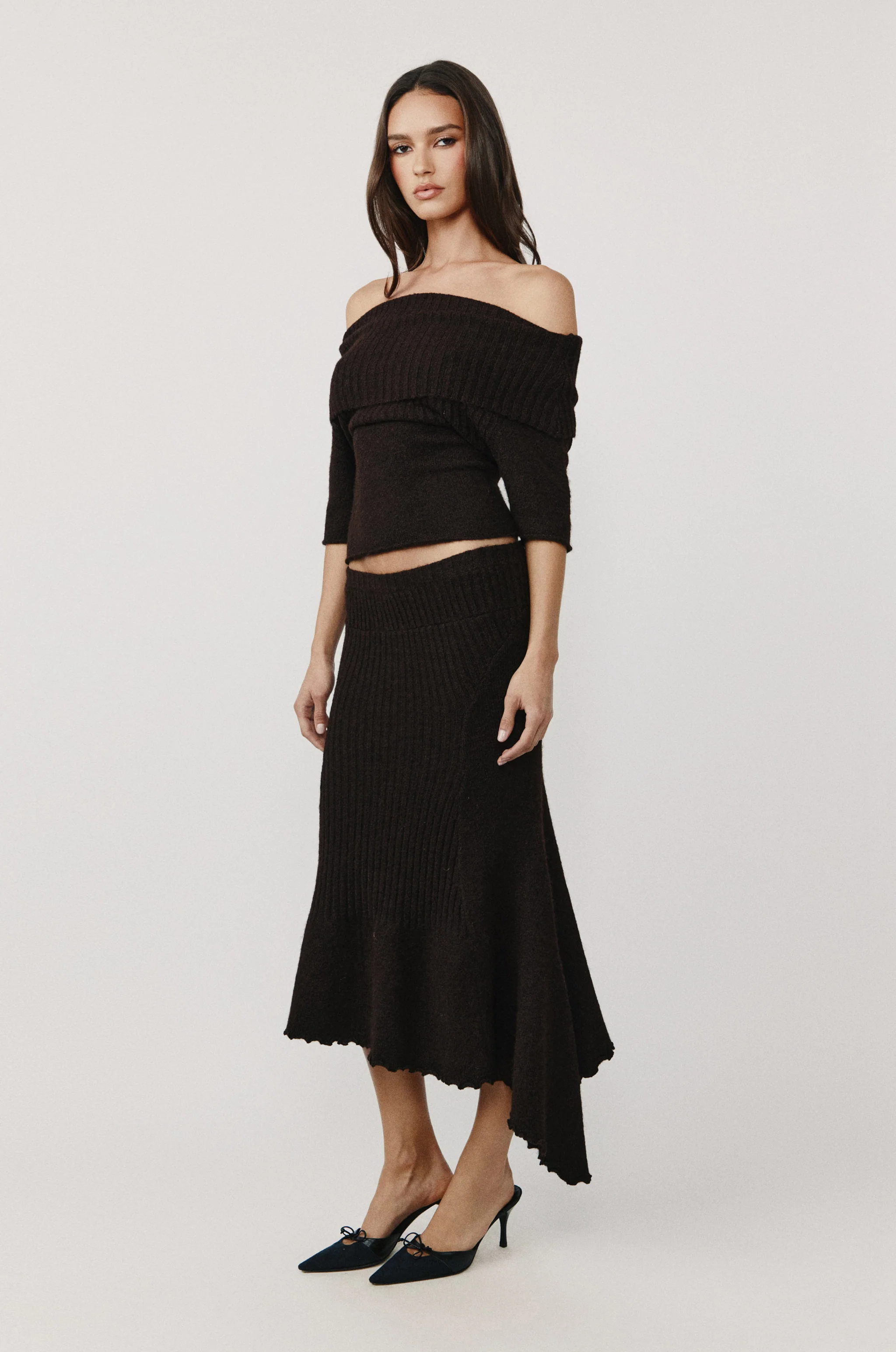 Fia Skirt | Chocolate - Image 4