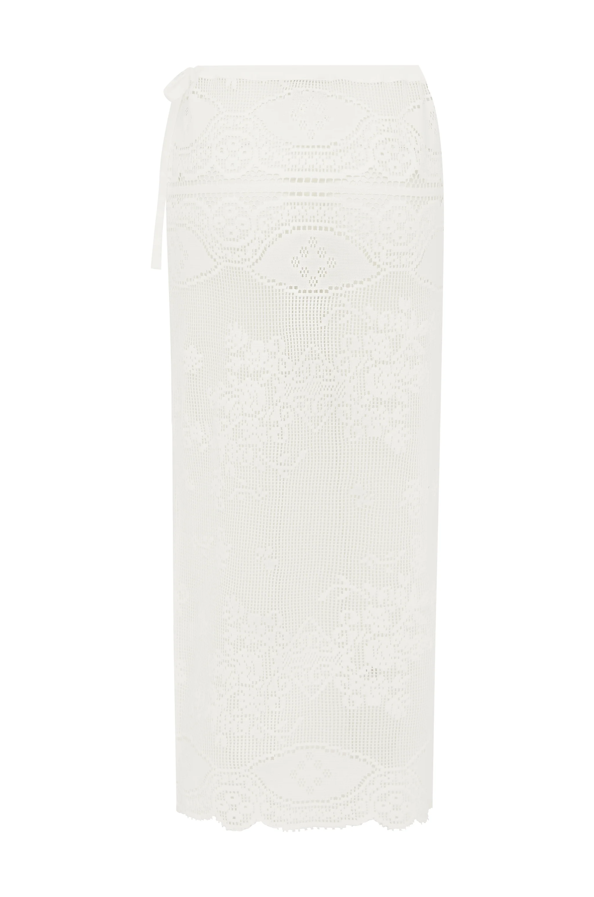 Florence Midi Skirt | White - Image 10