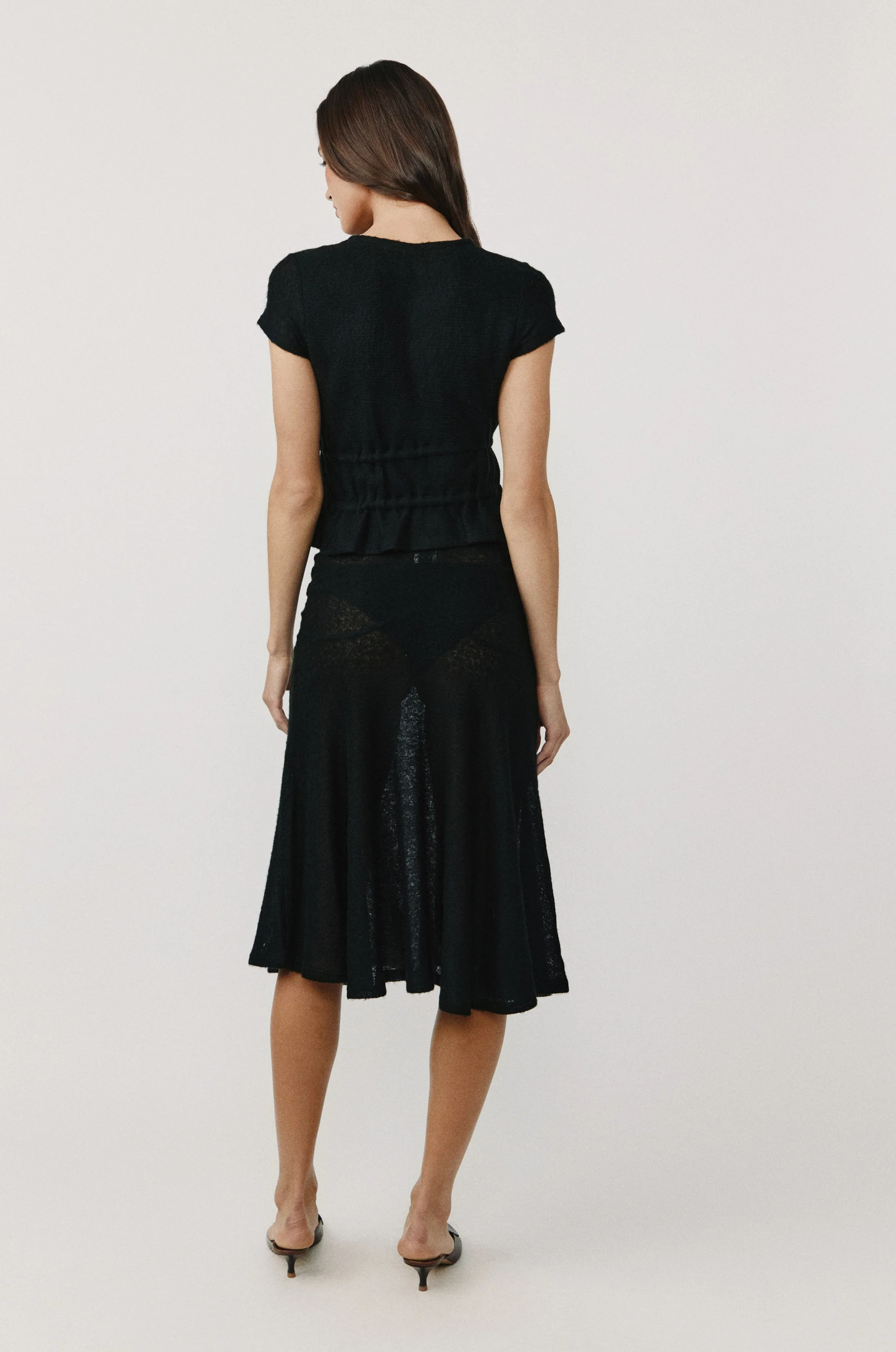Francis Skirt | Black - Image 8