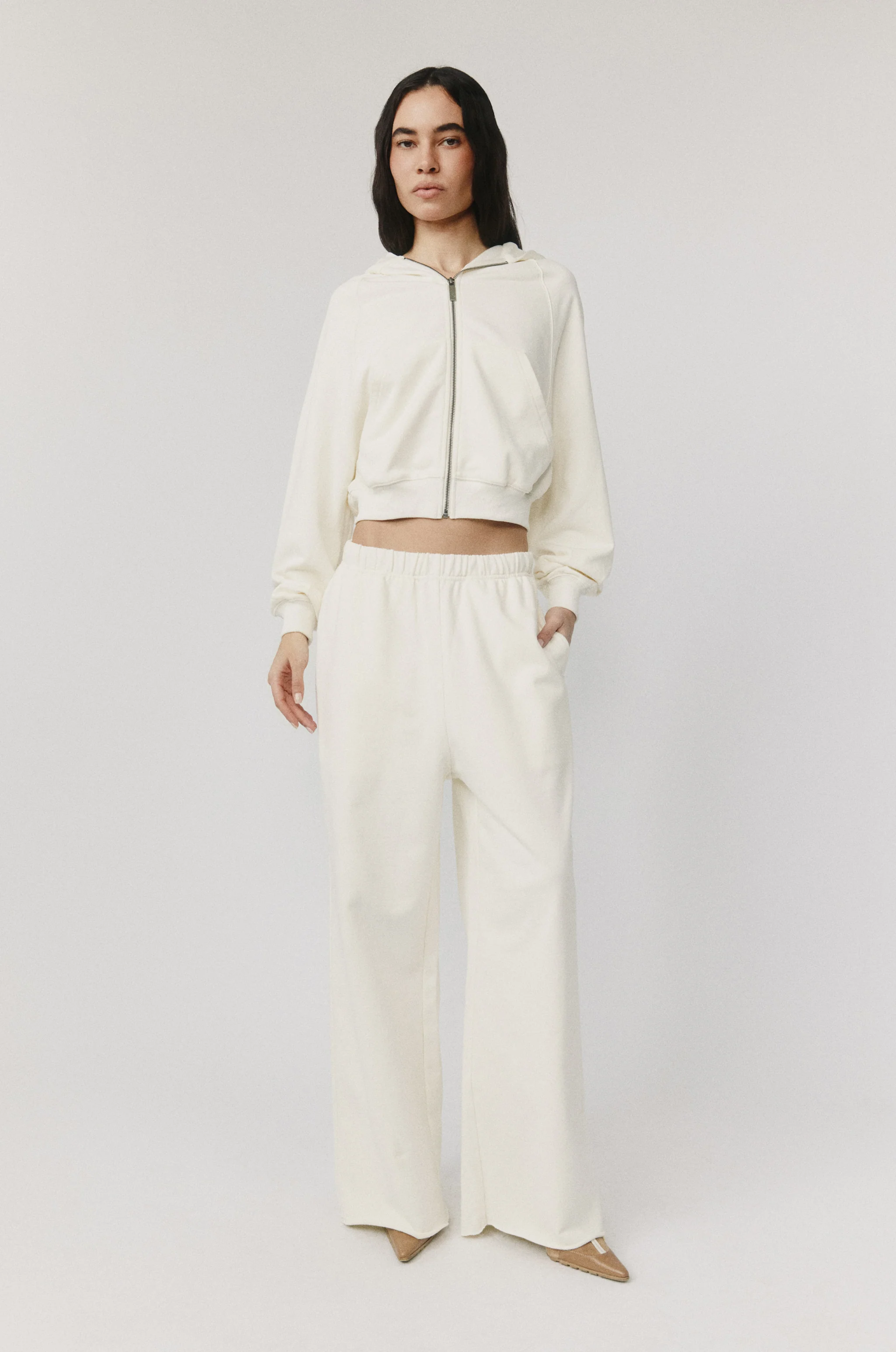 Freddie Track Pant | Cream - Image 3