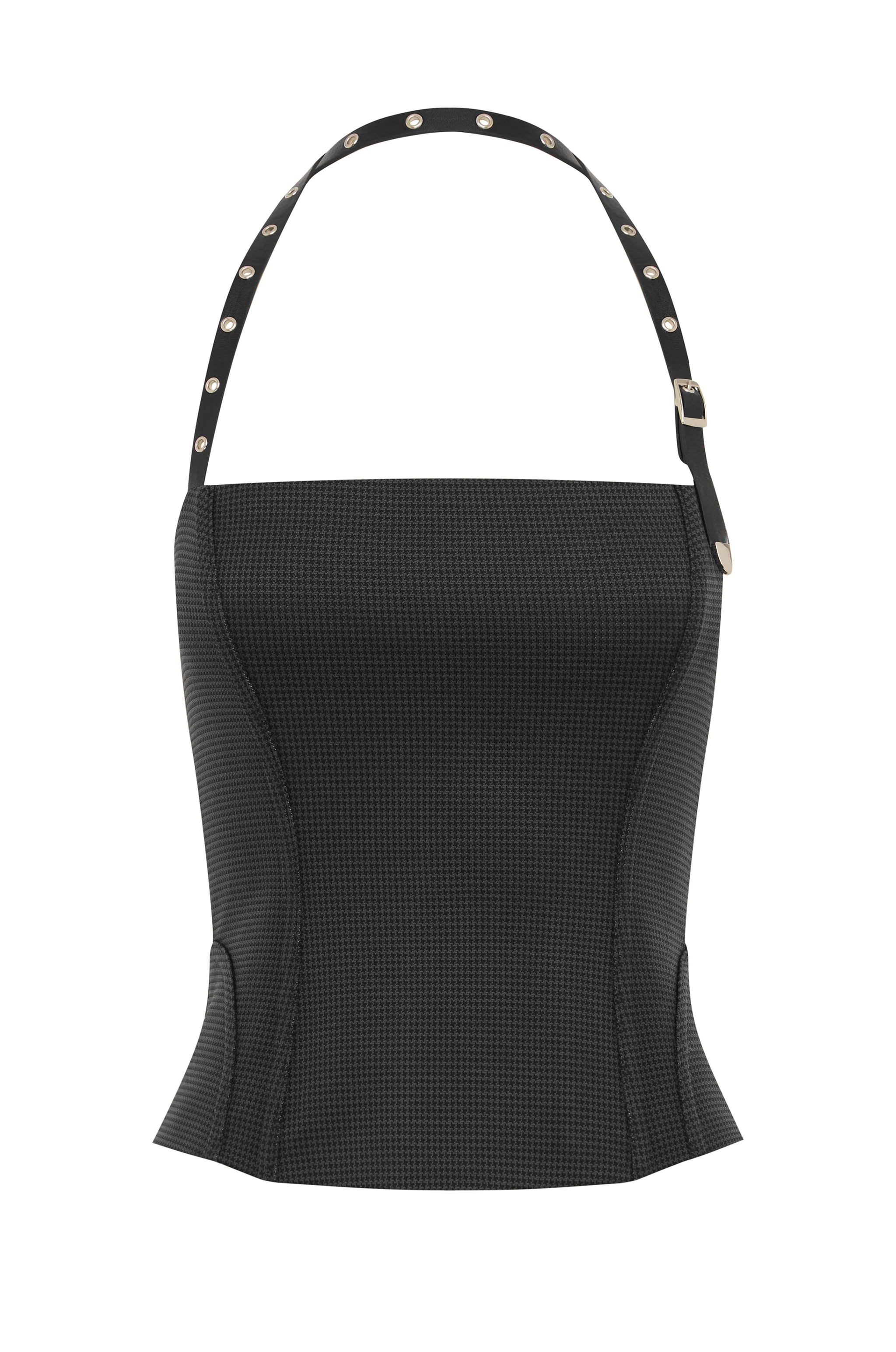 Iris Top | Black Check - Image 9