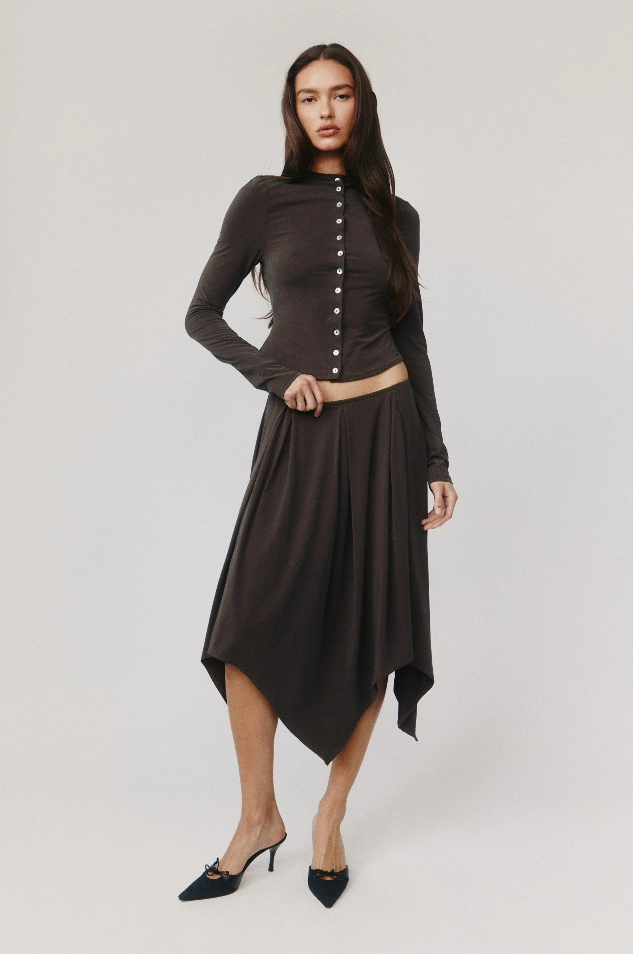 Jolie Skirt | Chocolate - Image 4