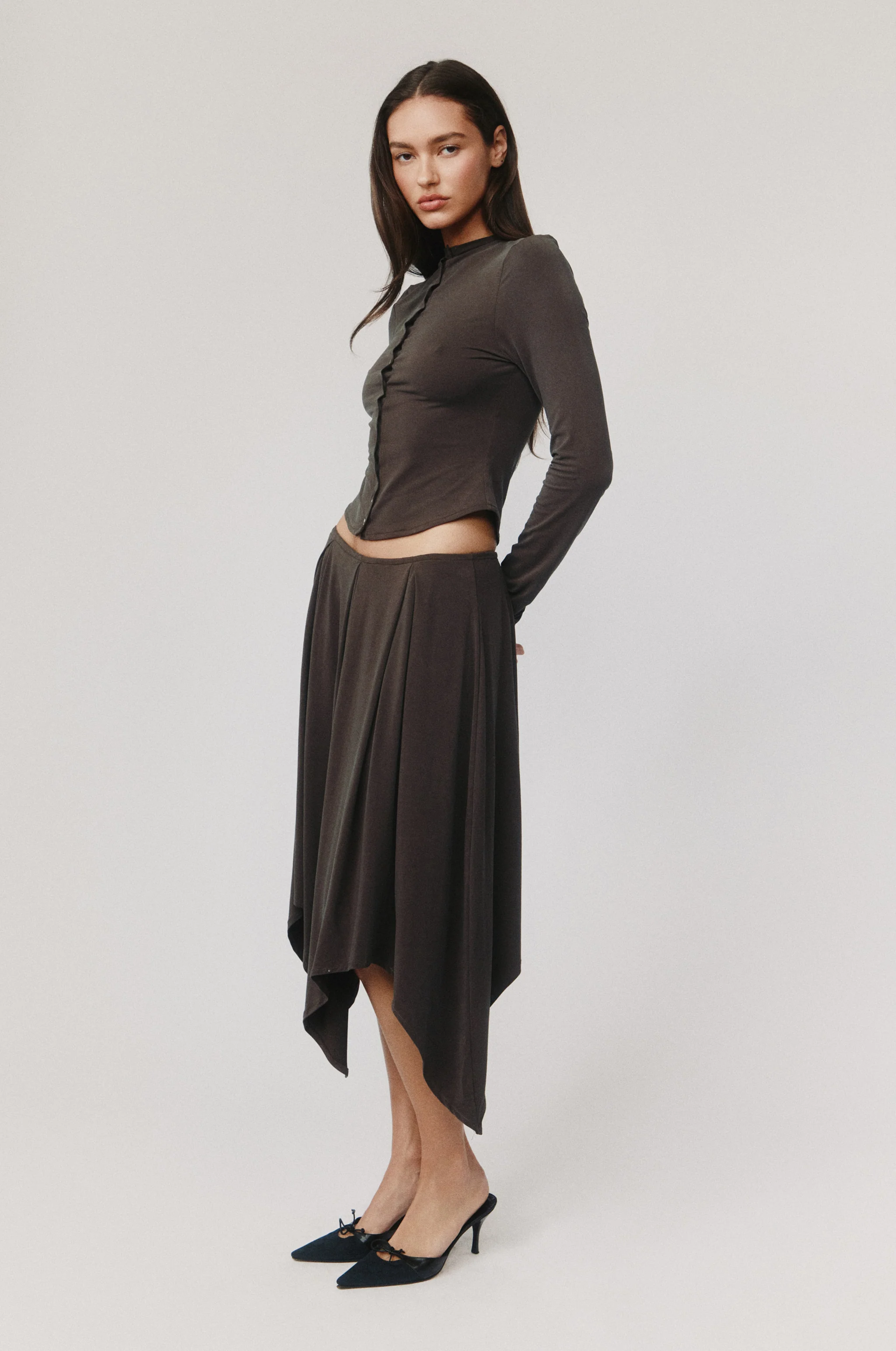 Jolie Skirt | Chocolate - Image 6