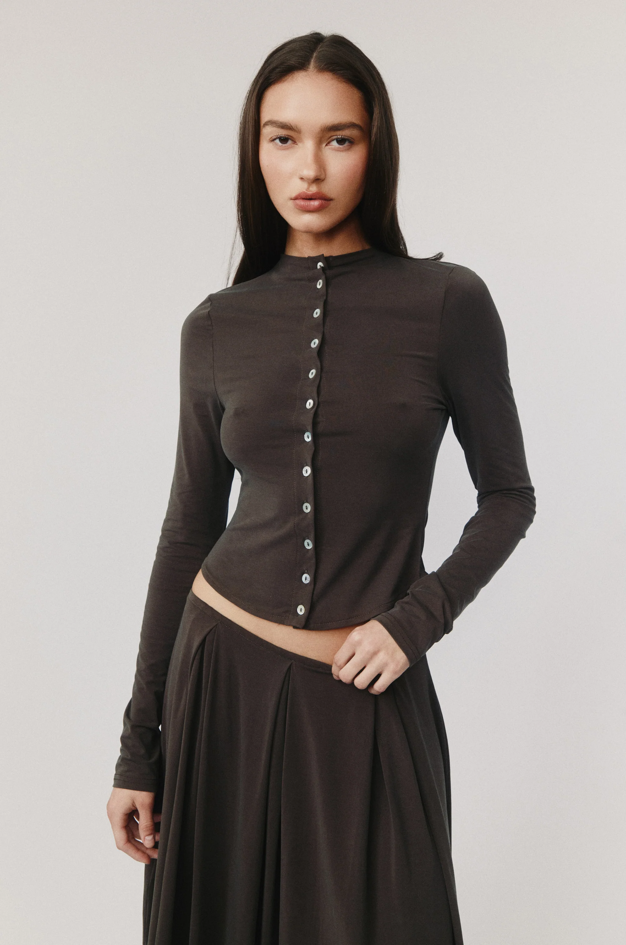 Jolie Top | Chocolate - Image 3