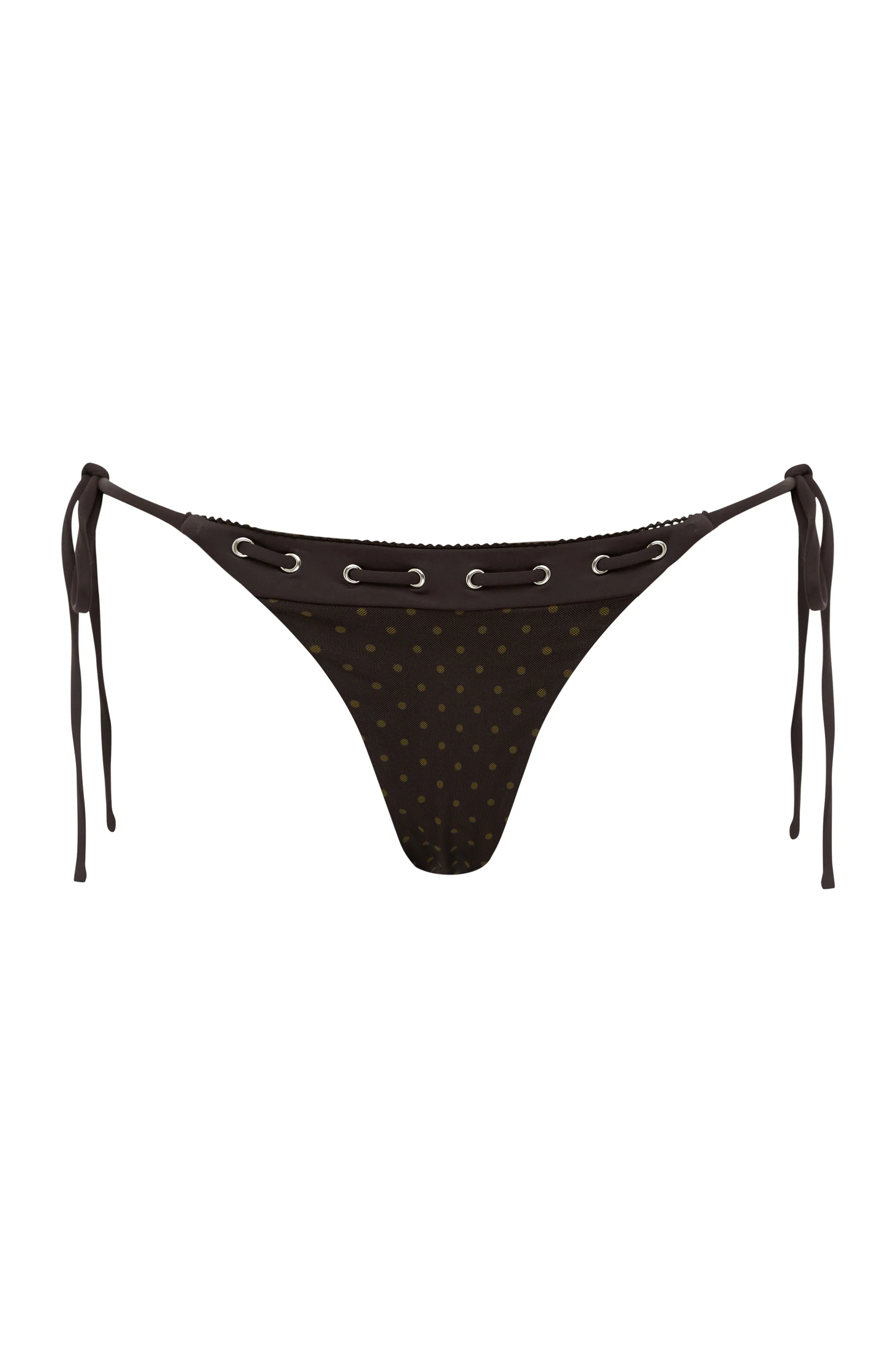 Juni Bikini Bottom | Brown Polka Dot - Image 7