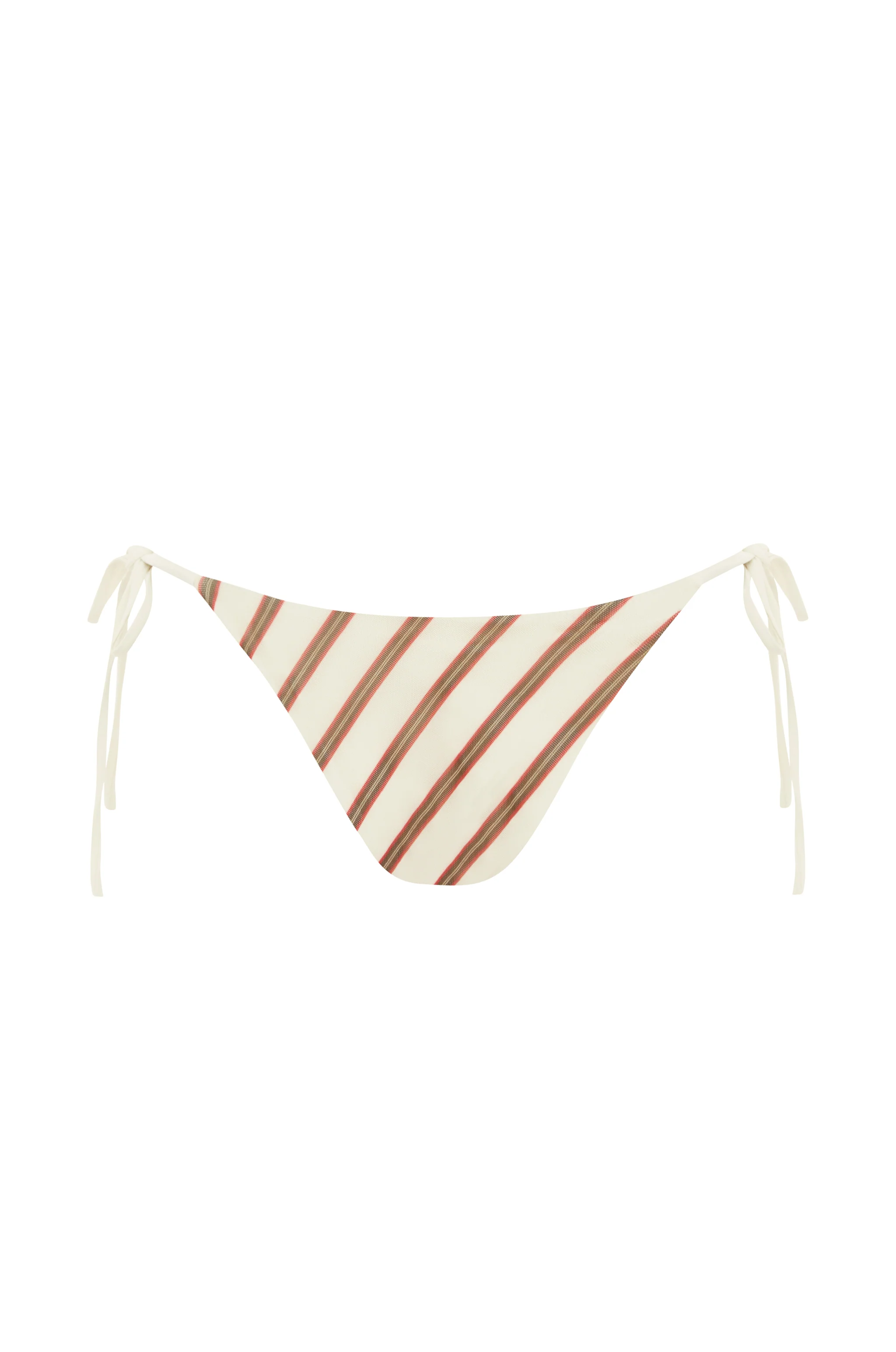 Juni Bikini Bottom | Cream Stripe - Image 8