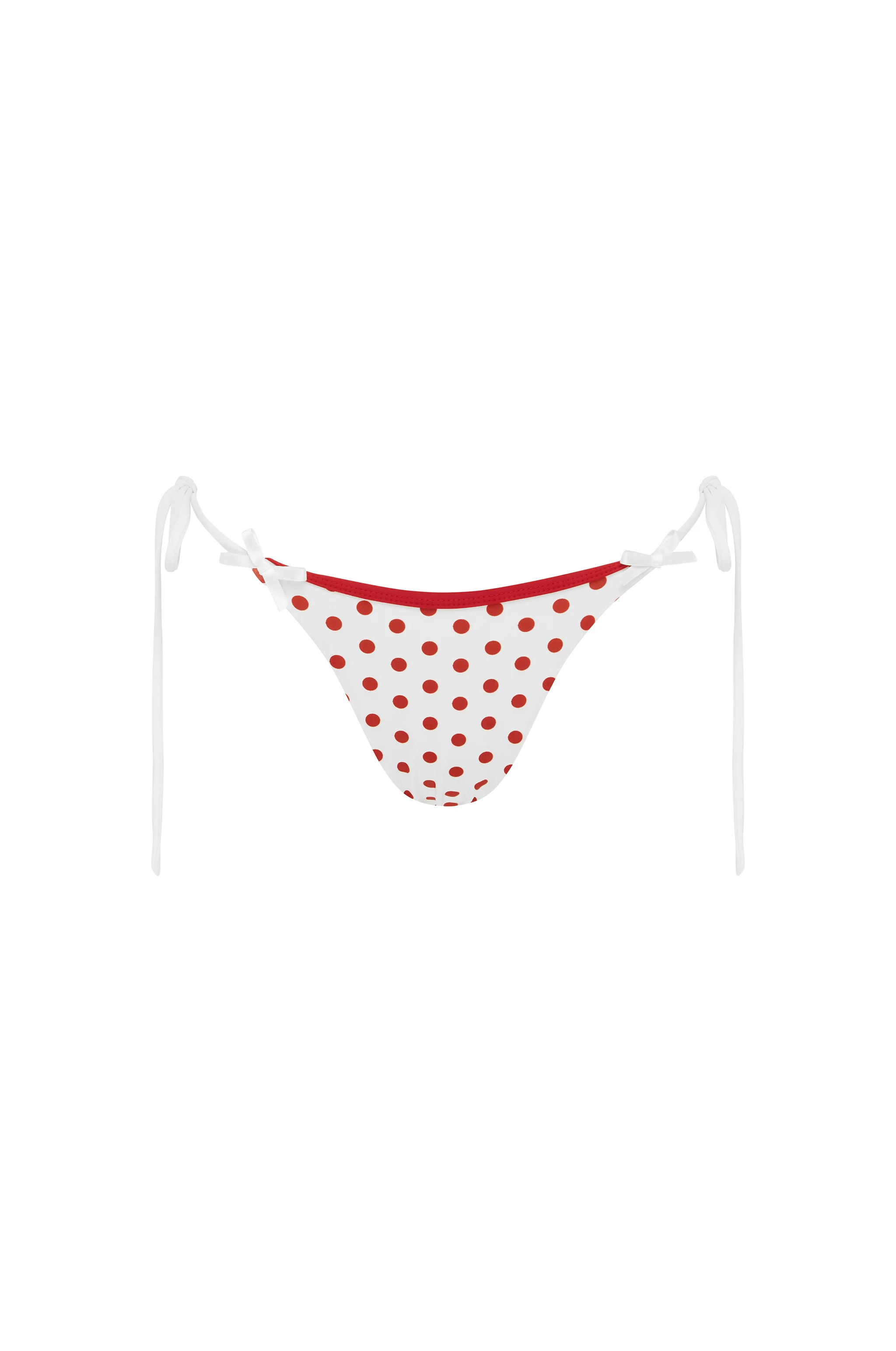 Juni Bikini Bottom | Red/White Polka Dot - Image 7