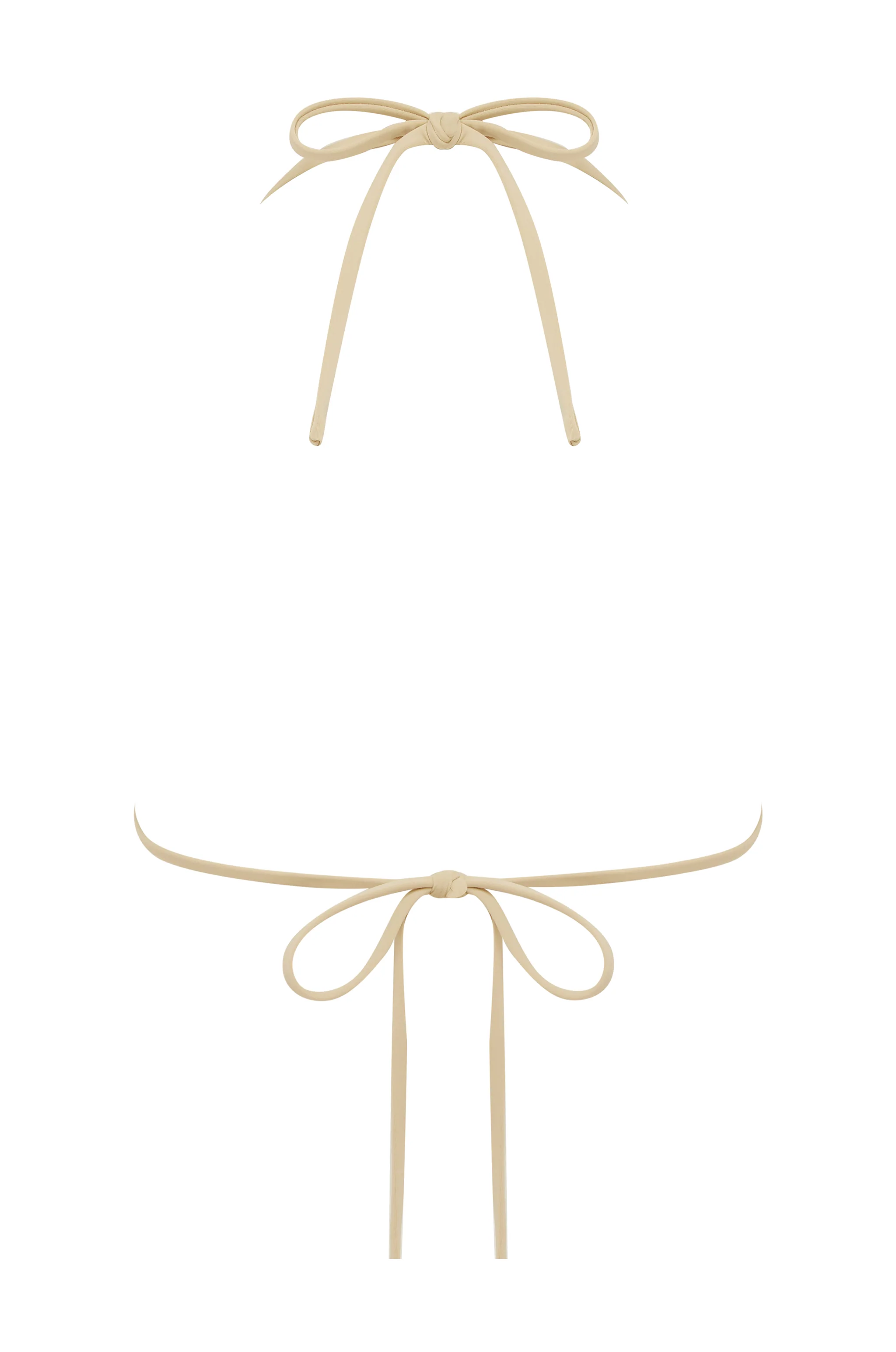 Juni Bikini Top | Beige Big Dot - Image 10