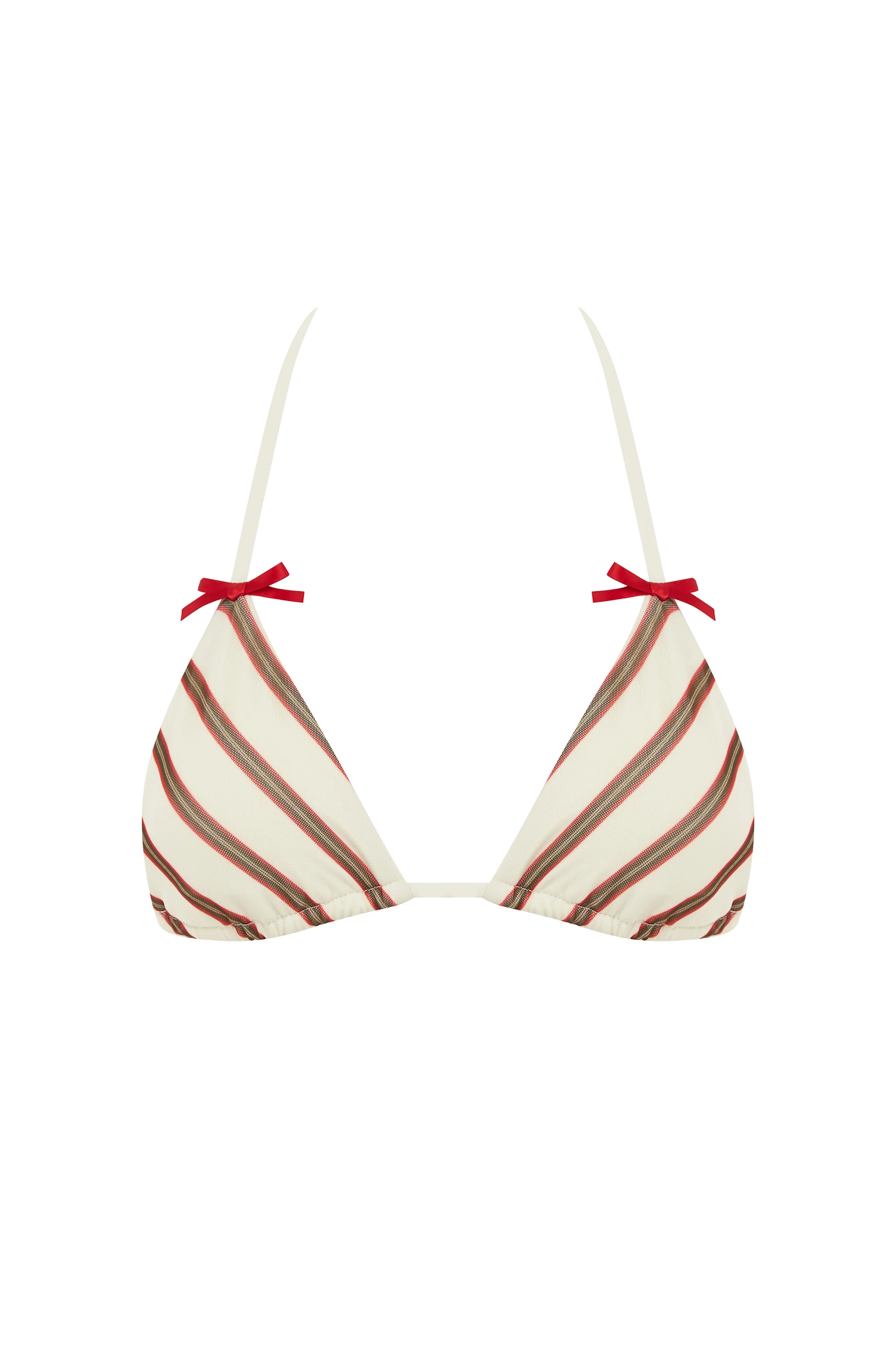 Juni Bikini Top | Cream Stripe - Image 7