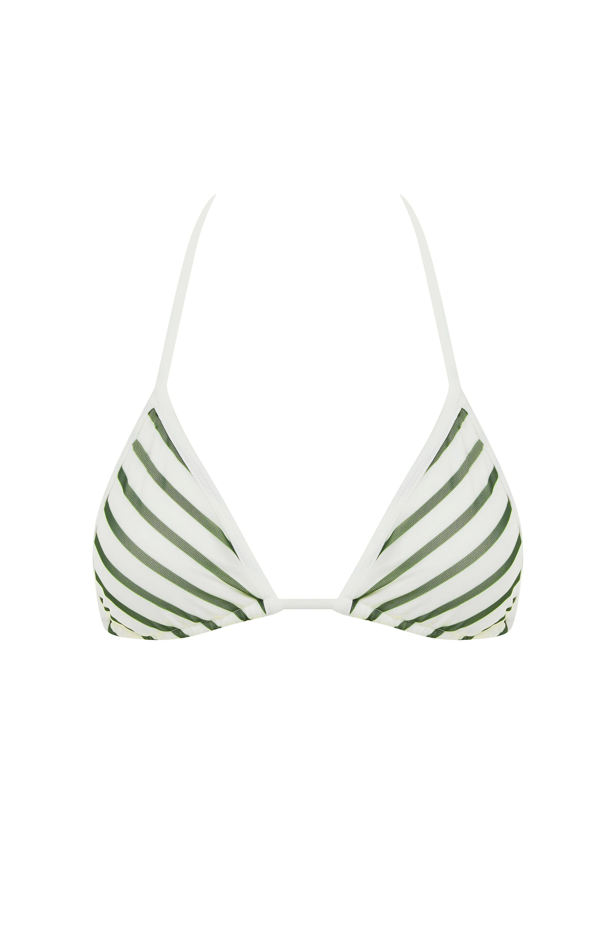 Juni Bikini Top | Green Stripe - Image 7