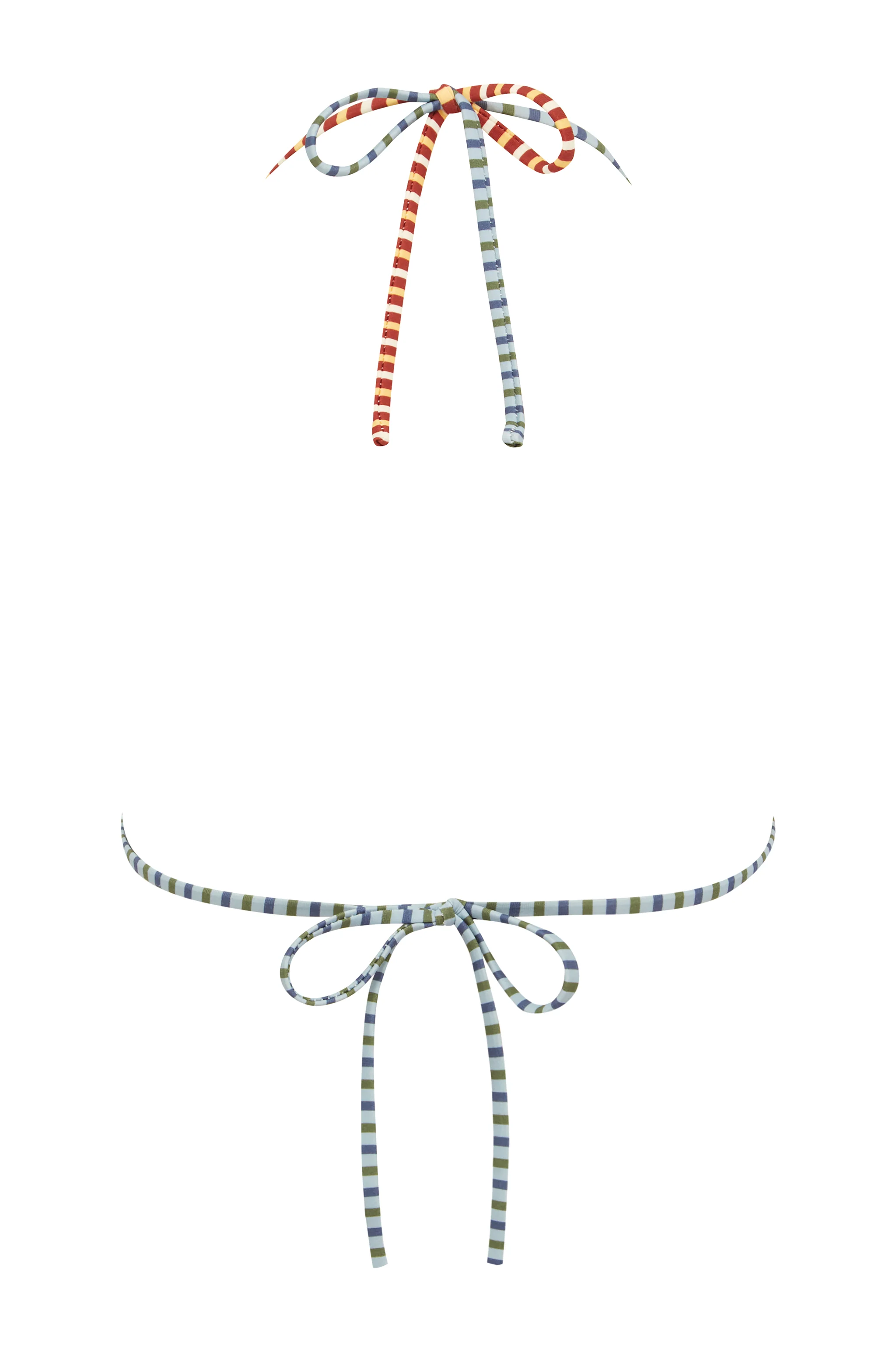 Juni Bikini Top | Multi Stripe - Image 10