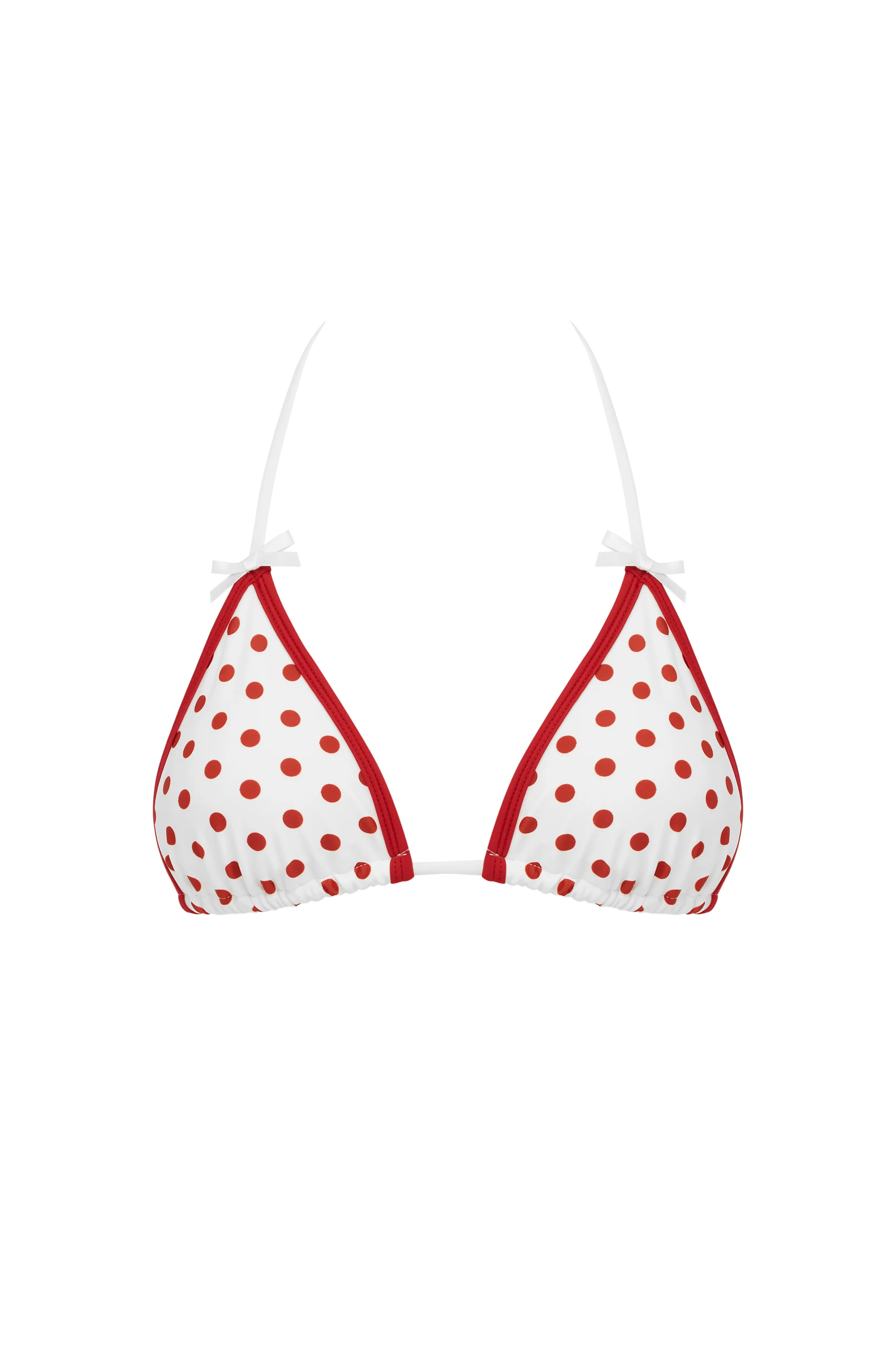 Juni Bikini Top | Red/White Polka Dot - Image 7
