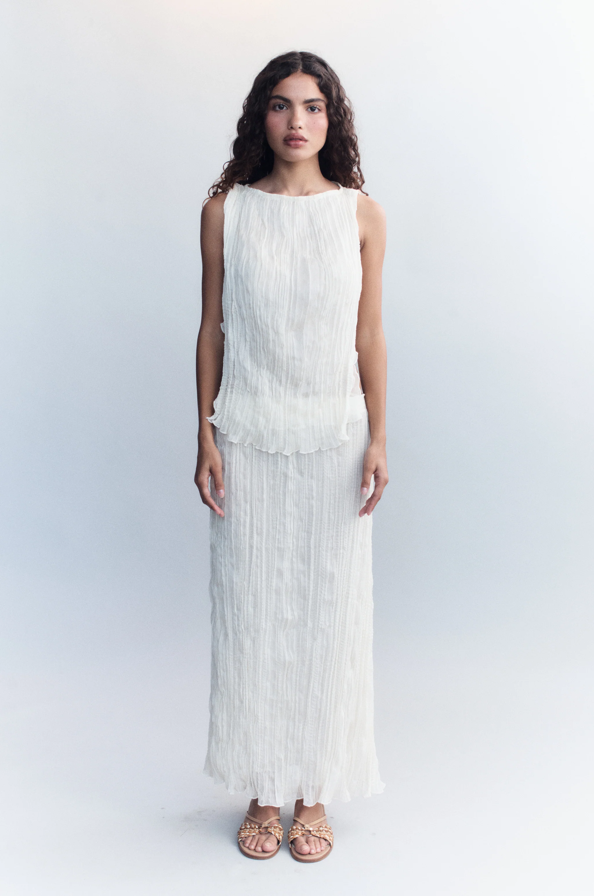 Kea Midi Skirt | Cream - Image 4