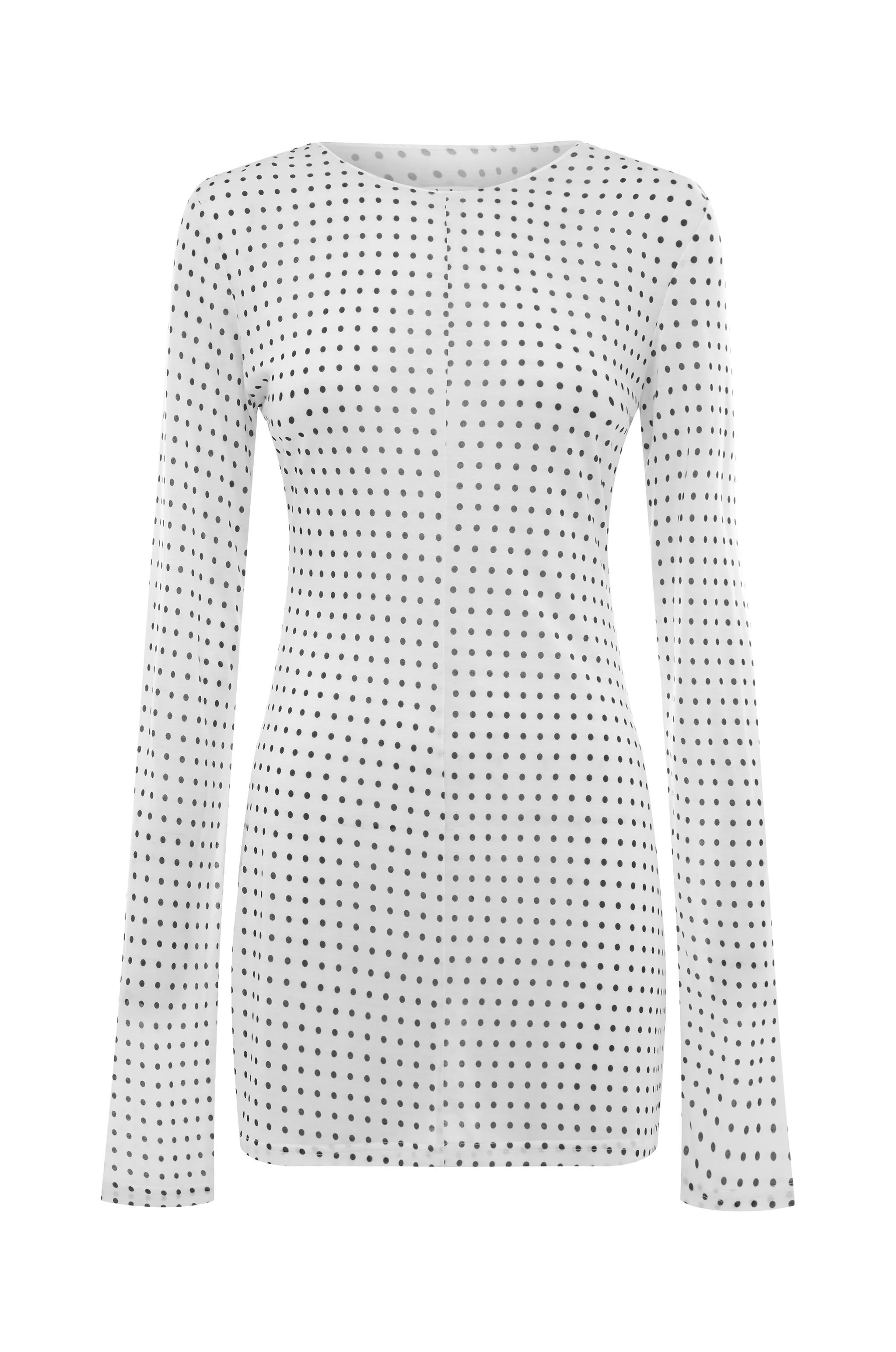 Kenny Dress | White Polka Dot - Image 9