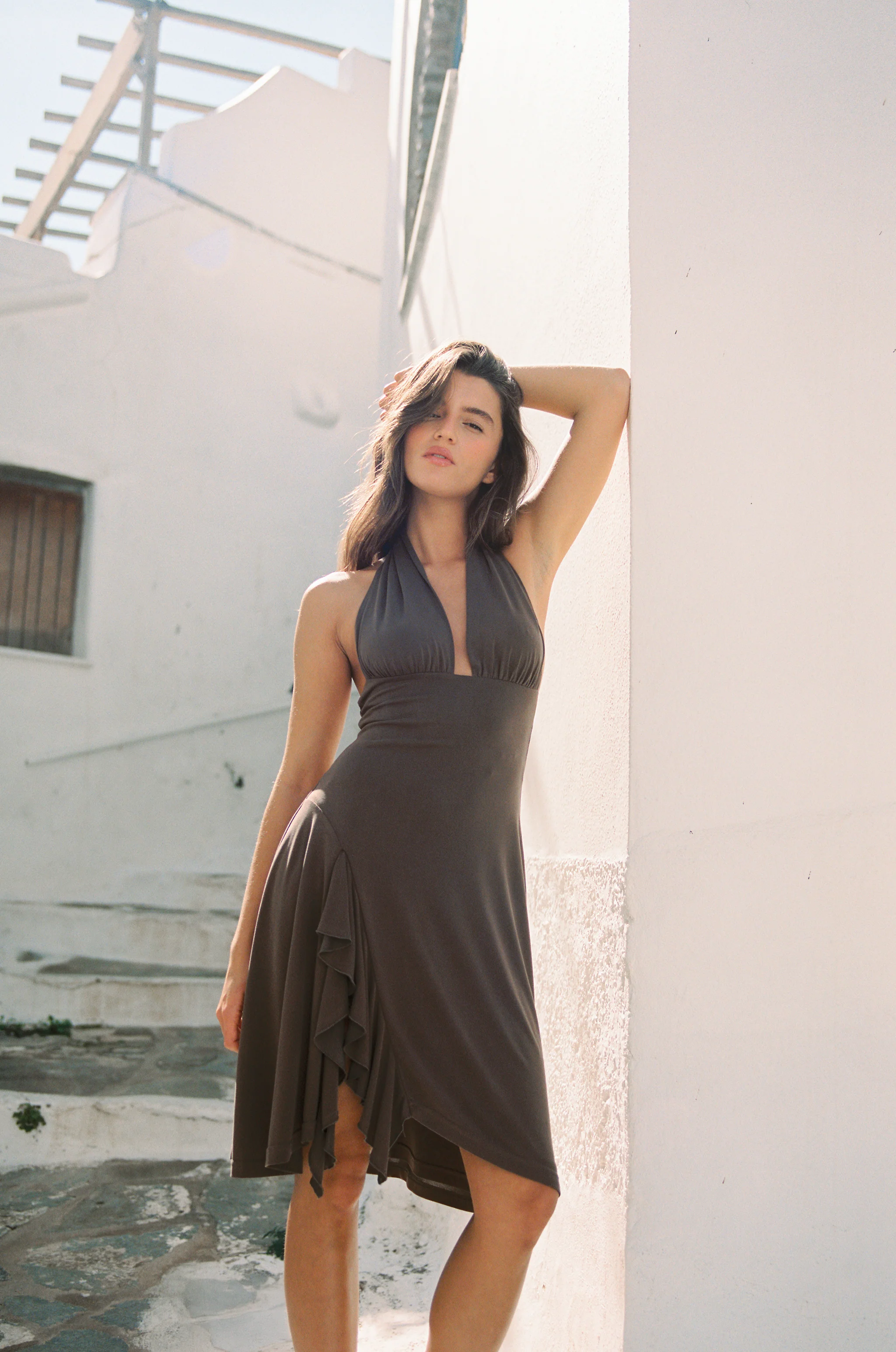 Kesha Dress | Brown - Image 6