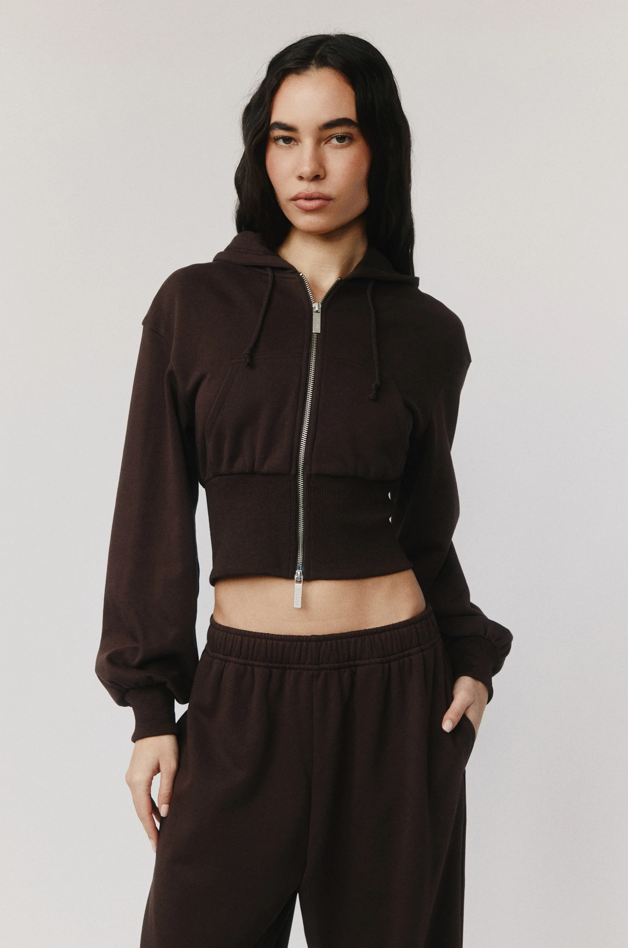 Kya Zip Through | Chocolate - Image 4