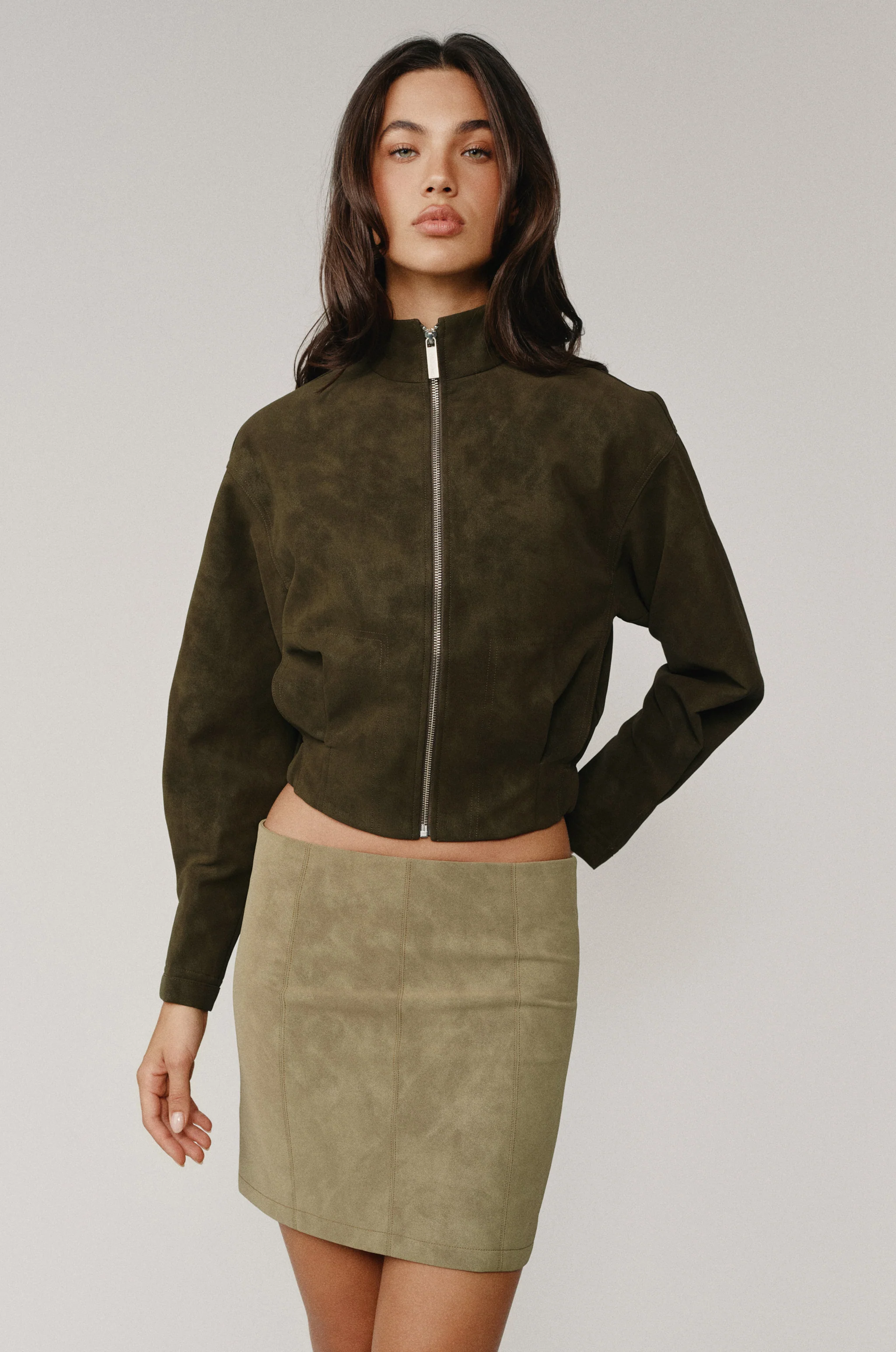 Leo Skirt | Olive - Image 4