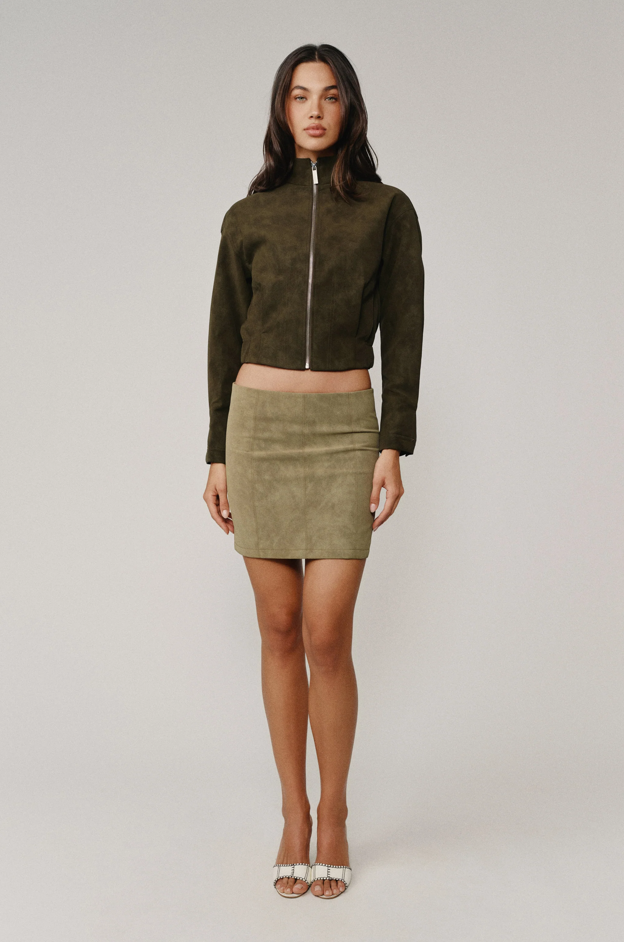 Leo Skirt | Olive - Image 7
