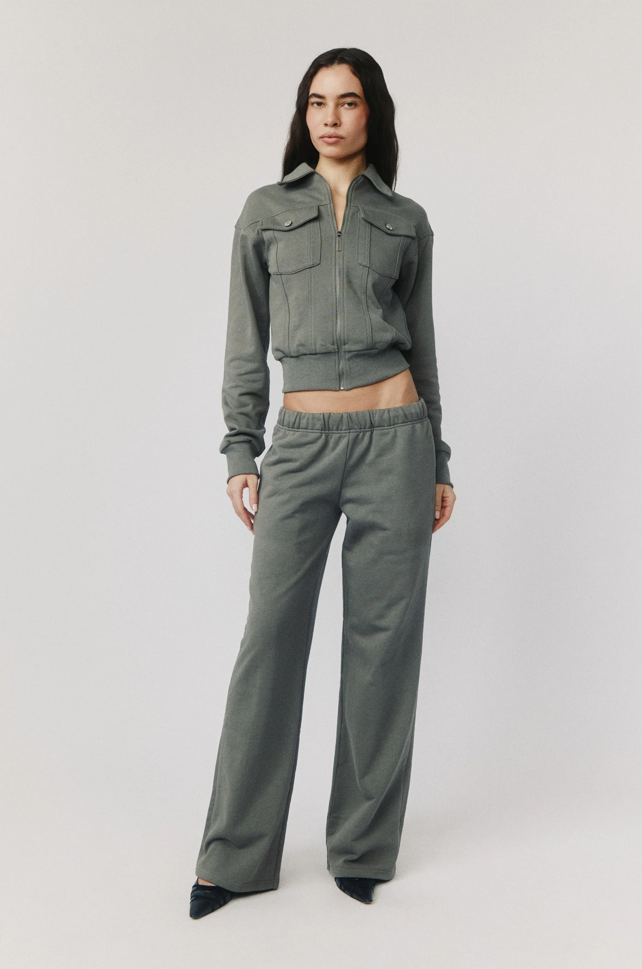 Lexa Track Pant | Charcoal - Image 3