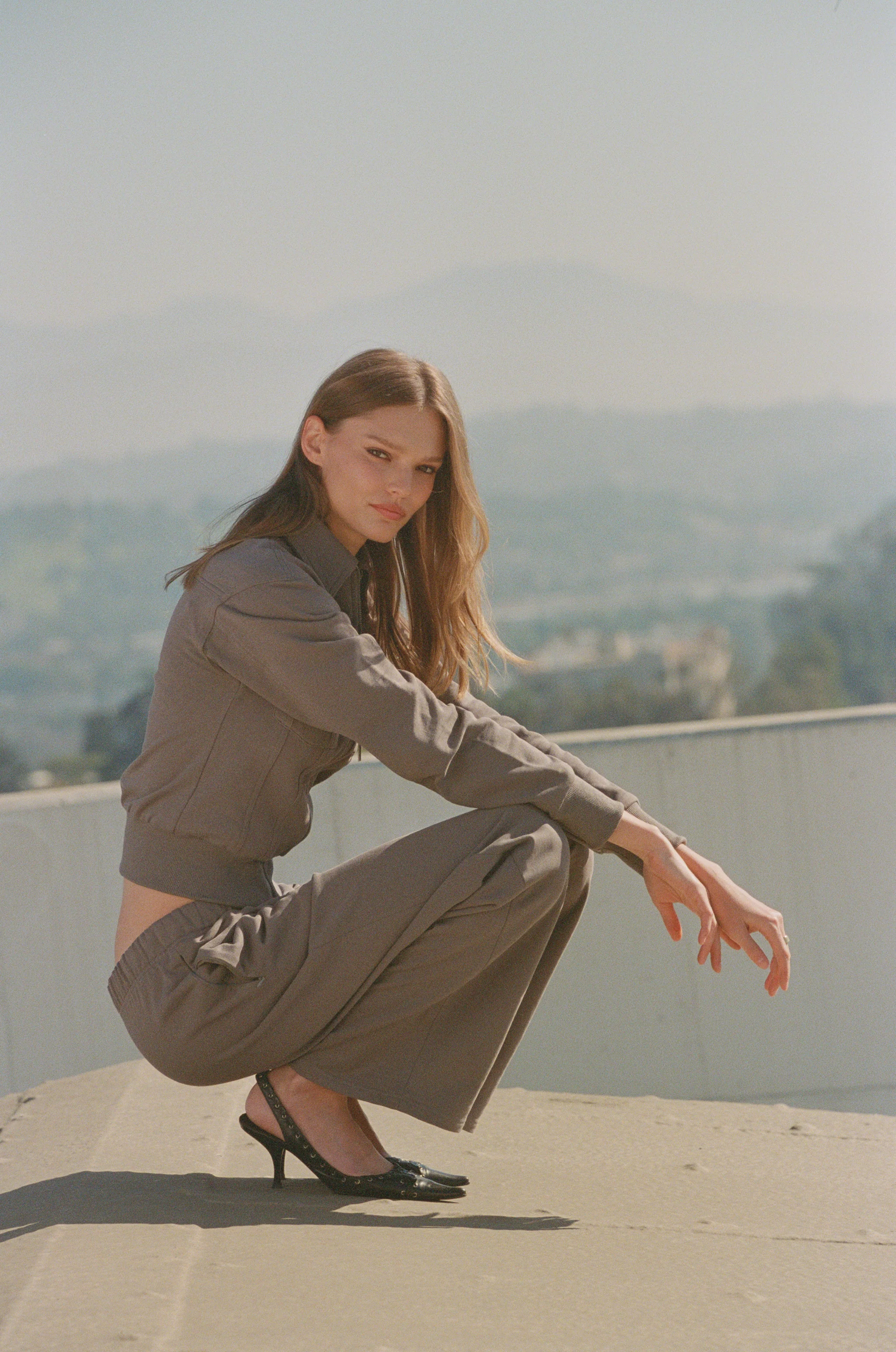 Lexa Zip Through | Charcoal - Image 6