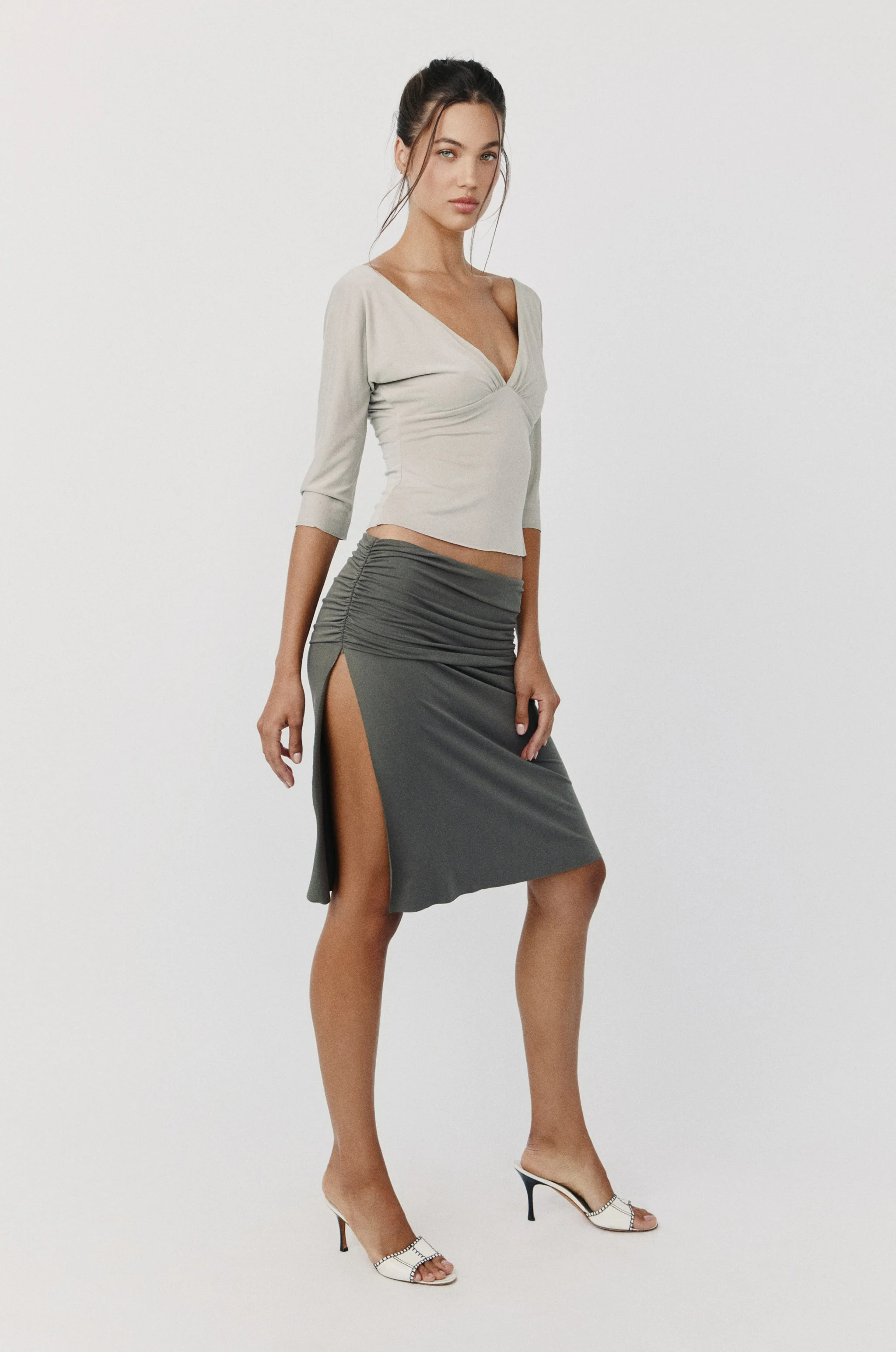 Lila Skirt | Slate - Image 3