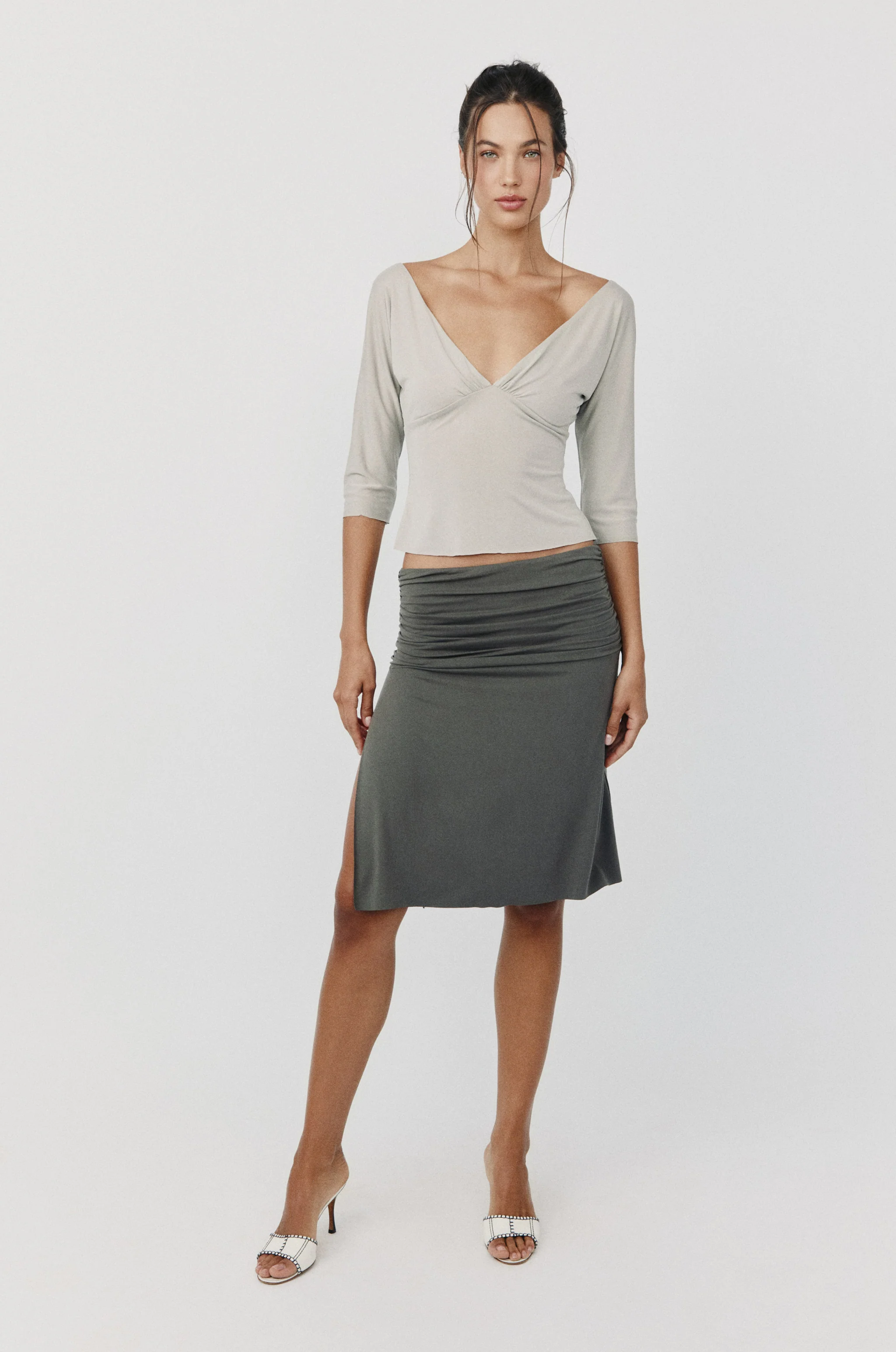 Lila Skirt | Slate - Image 4